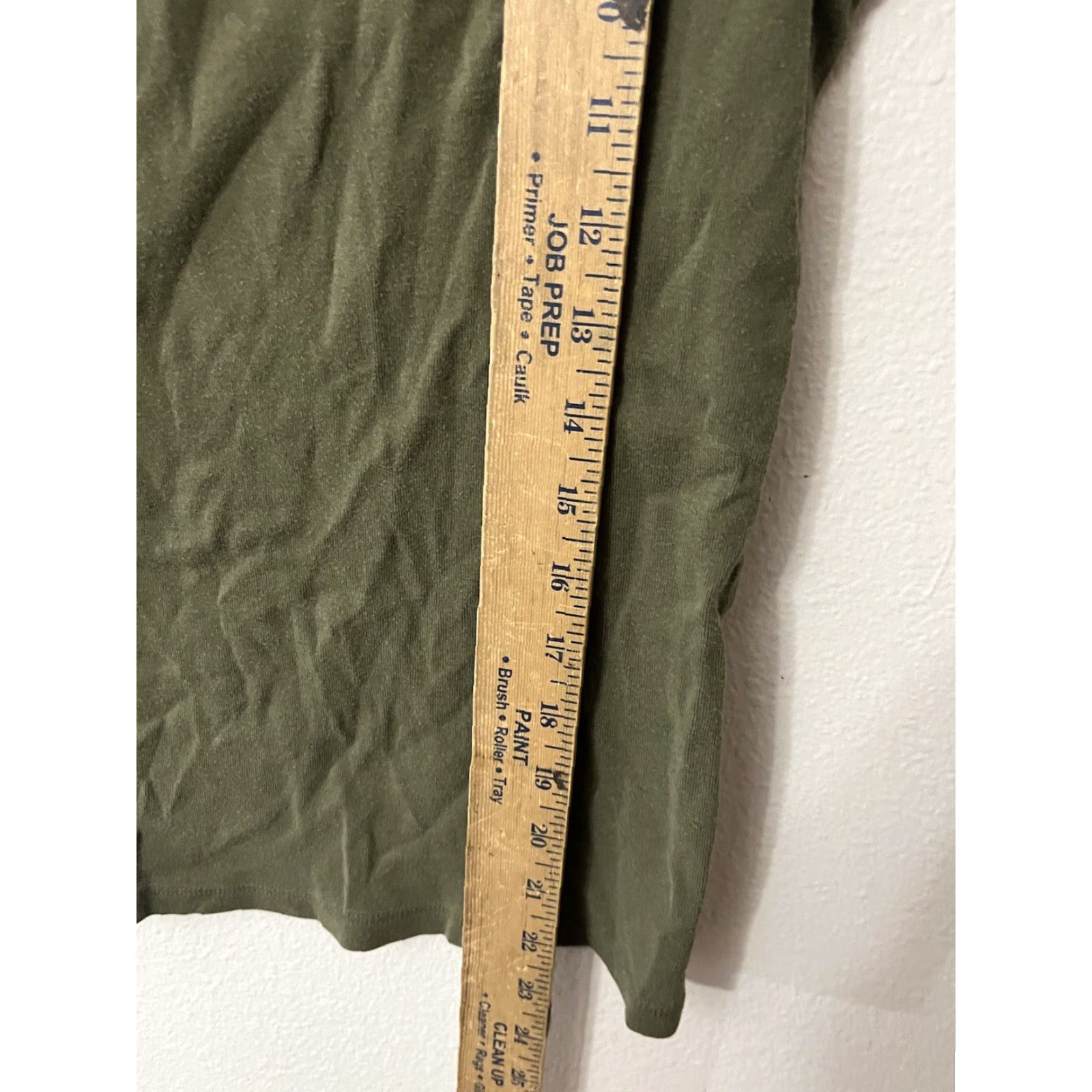 Ralph Lauren Lauren Ralph Lauren Short Sleeve Shirt Women Green Solid M Cotton Size M / US 6-8 / IT 42-44 - 5 Thumbnail
