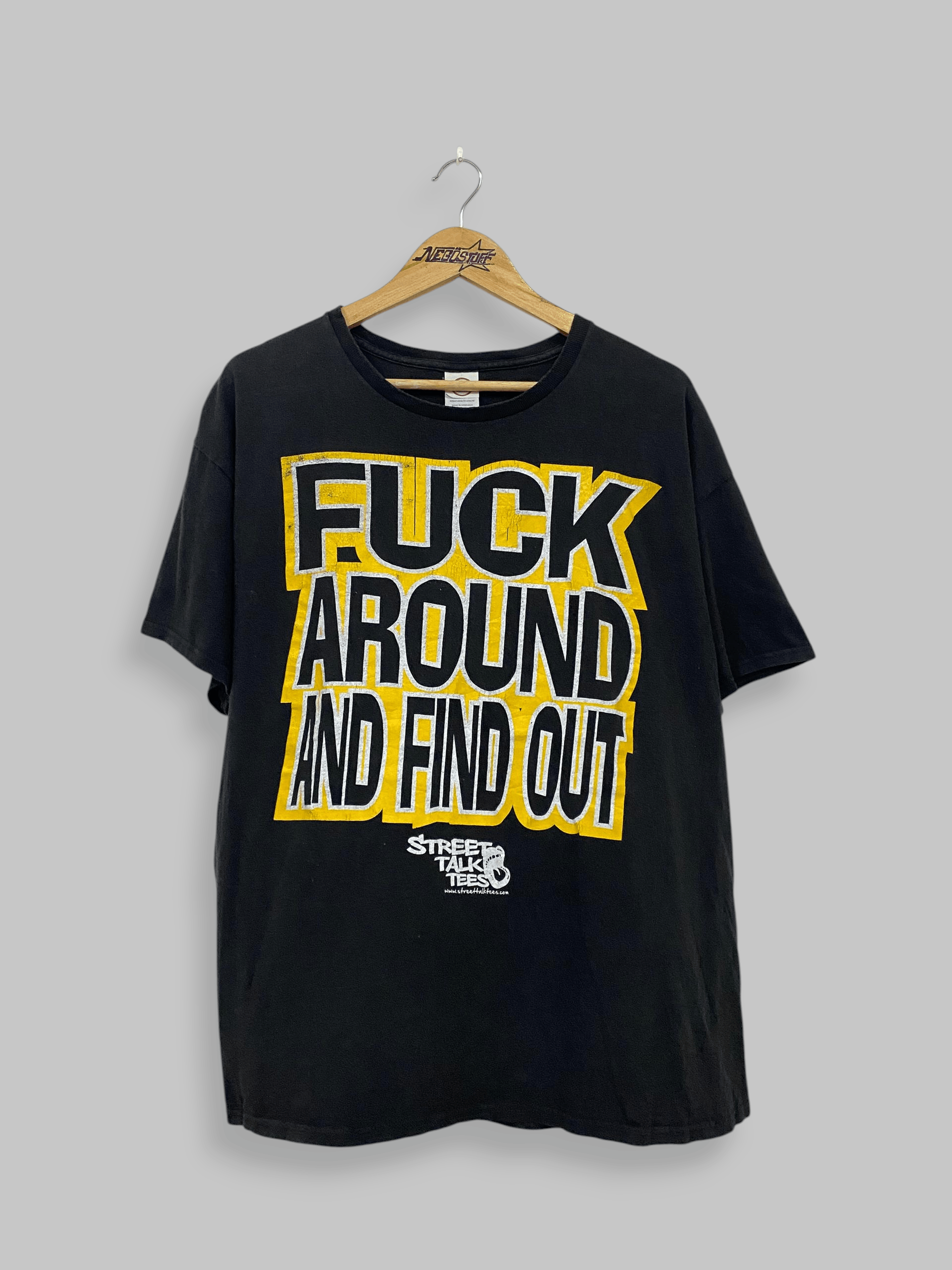 Vintage VTG 90s STREETWEAR Street Talk Tees wording tees Size US XL / EU 56 / 4 - 1 Thumbnail