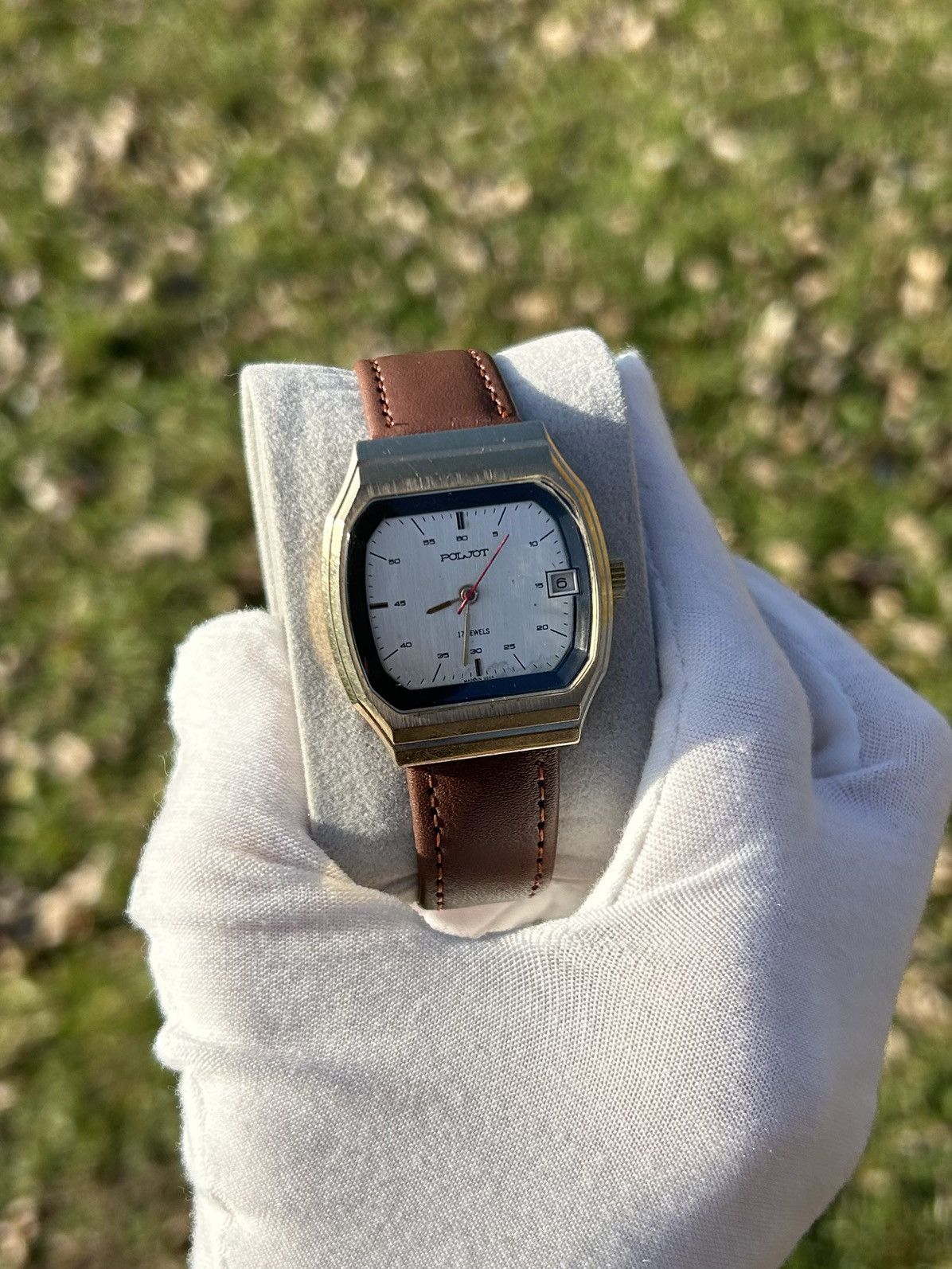 Vintage Vintage Watch Poljot USSR Soviet Mechanical 1980s Size ONE SIZE - 3 Thumbnail