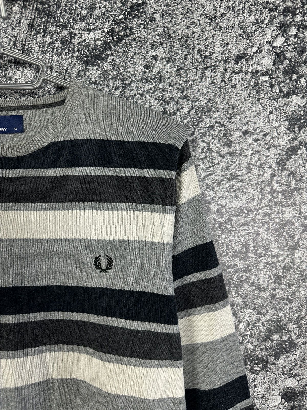 Fred Perry Fred Perry Striped Pullover Long Sleeve Casual Vintage Sz M Size US M / EU 48-50 / 2 - 4 Thumbnail
