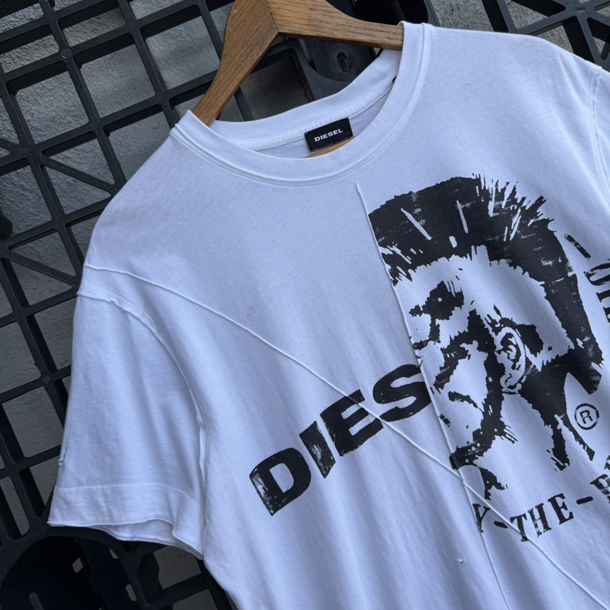 Diesel Diesel Trojan Patches Pinholes Graphic Tee Size US XL / EU 56 / 4 - 4 Thumbnail