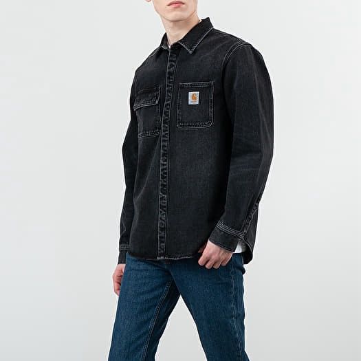 Carhartt Wip Salinac Shirt Jacket Black Denim Size US S / EU 44-46 / 1 - 1 Thumbnail