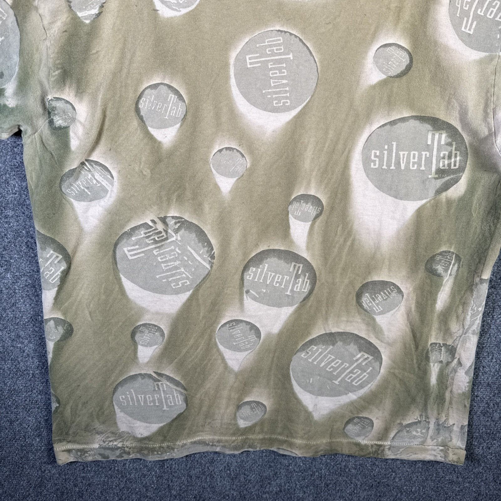 Levi's Vintage Levis Shirt Mens XL Green 90s AOP Silver Tab Strauss Size US XL / EU 56 / 4 - 8 Thumbnail