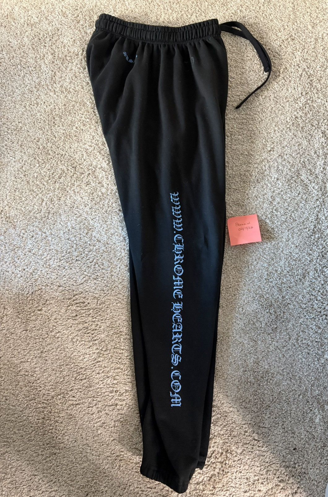 Chrome Hearts Chrome Hearts Sweatpants (Website Exclusive Blue) Size US 32 / EU 48 - 18 Thumbnail