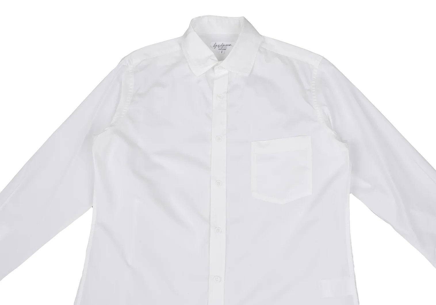 Yohji Yamamoto Yohji Yamamoto Layered Cotton Long Sleeve Shirt Size US S / EU 44-46 / 1 - 2 Thumbnail