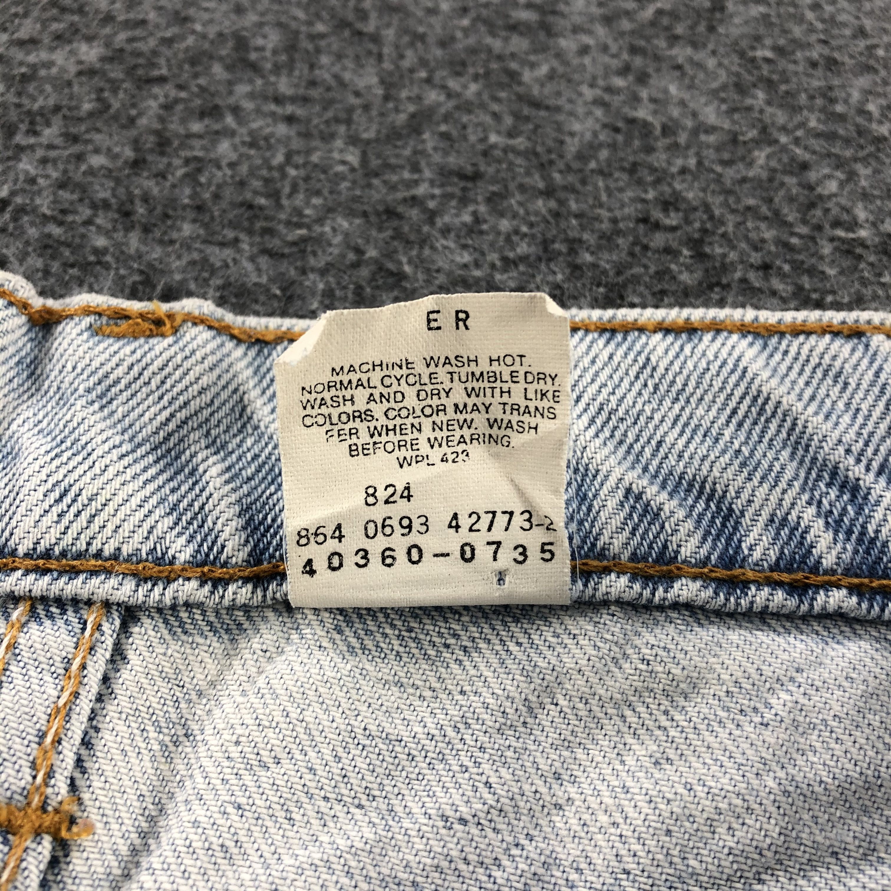 Levi's Vintage 90s Levis 560 Orange Tab Jeans 22 x 22 -J953 Size US 26 / EU 42 - 10 Thumbnail