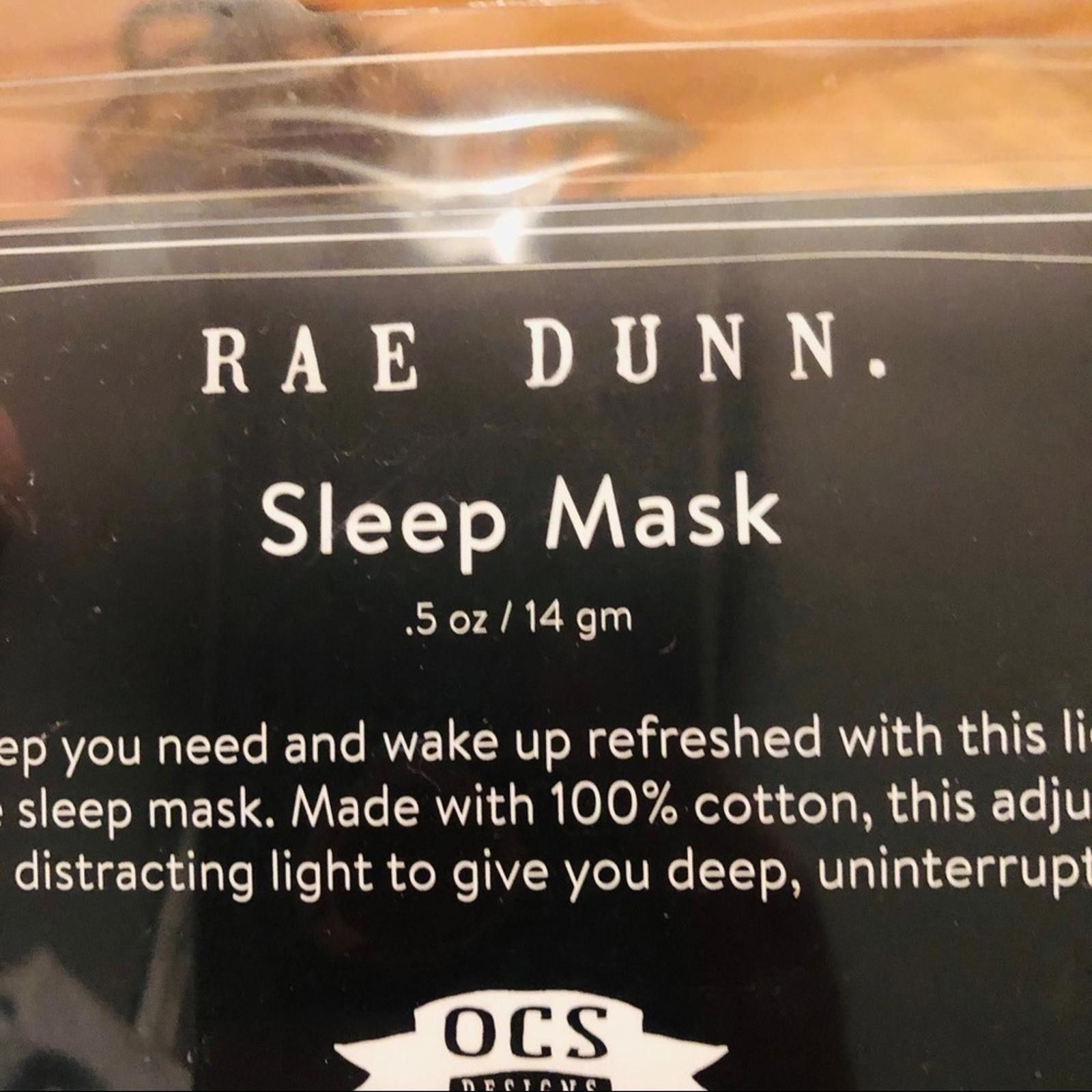 Designer Rae Dunn Sleep Eye Mask NWT Size ONE SIZE - 2 Thumbnail
