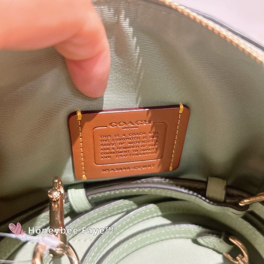 Coach Mini Rowan Crossbody Bag In Signature Leather CEW07 Size ONE SIZE - 9 Thumbnail