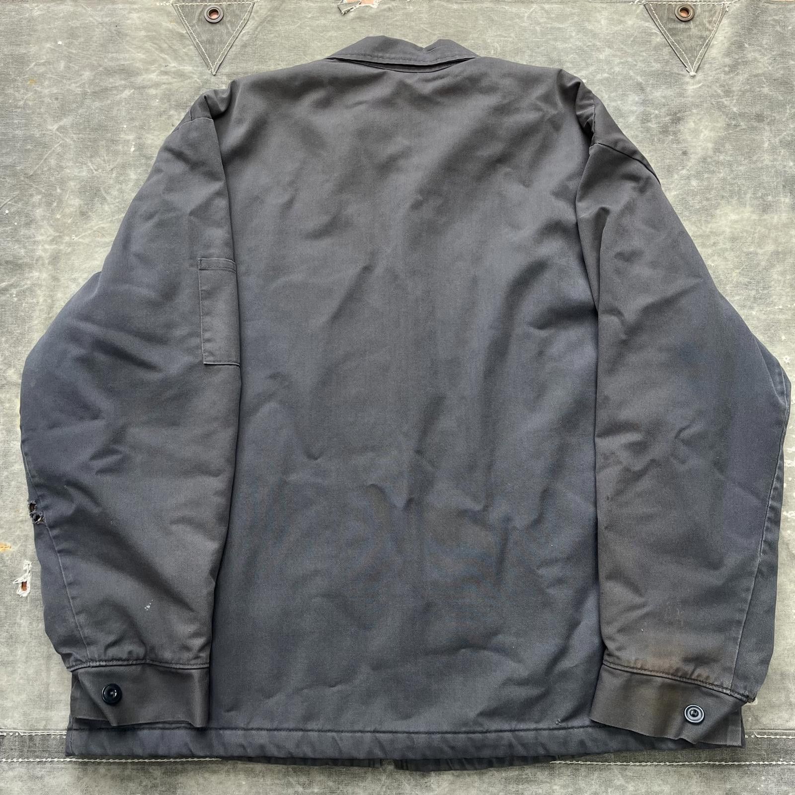 Vintage Vintage Red Kap Faded Distressed Work Mechanic Bomber Jacket Size US XL / EU 56 / 4 - 4 Thumbnail