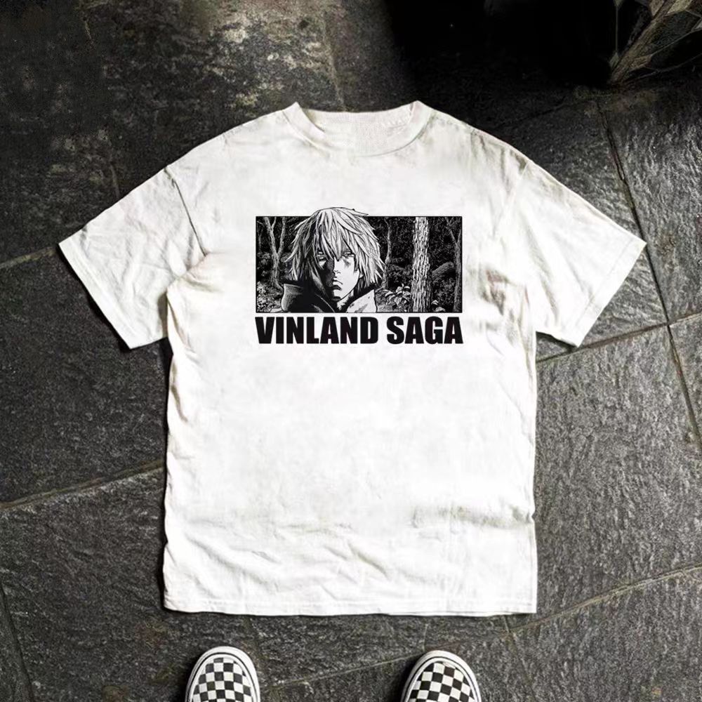 Vintage White Washed Vintage Anime Print T-Shirt Size US M / EU 48-50 / 2 - 2 Thumbnail