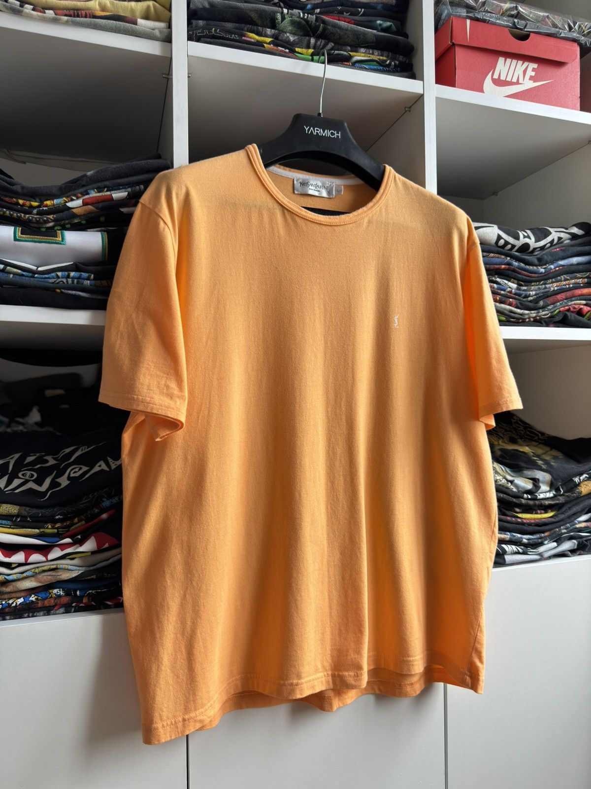 Yves Saint Laurent Vintage Yves Saint Laurent YSL Logo T Shirt Size US L / EU 52-54 / 3 - 1 Thumbnail