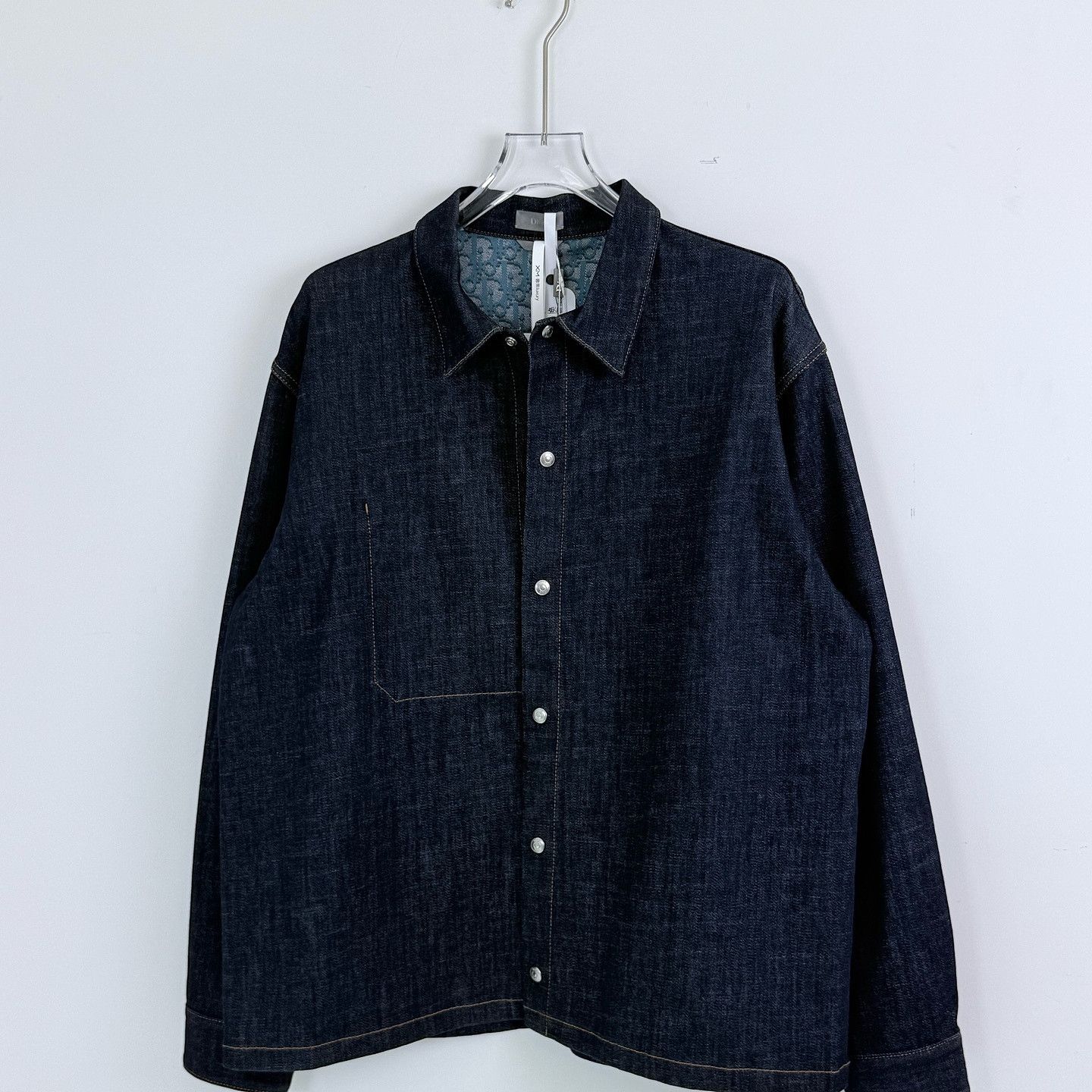 Dior Dior Oblique Lining Denim Shirt Size 54 Size US L / EU 52-54 / 3 - 1 Thumbnail