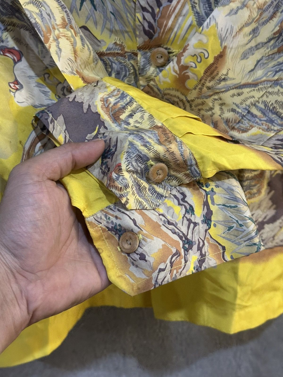 Sun Surf Vintage Sun Surf Toyo Enterprise Pure Silk Tiger L/S Shirt Size US S / EU 44-46 / 1 - 4 Thumbnail