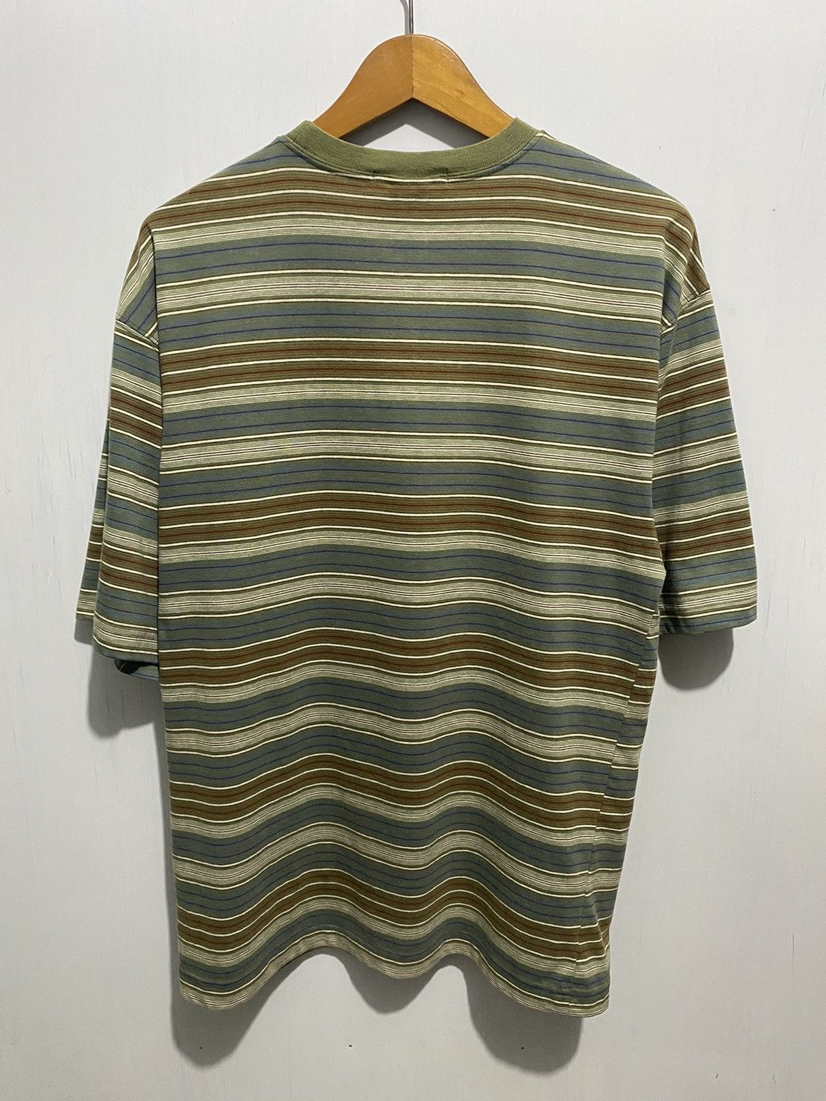 Rusty × Vintage Vintage 1980’s Rusty Surf Woven Textured Boxy T-Shirt Size US L / EU 52-54 / 3 - 6 Thumbnail