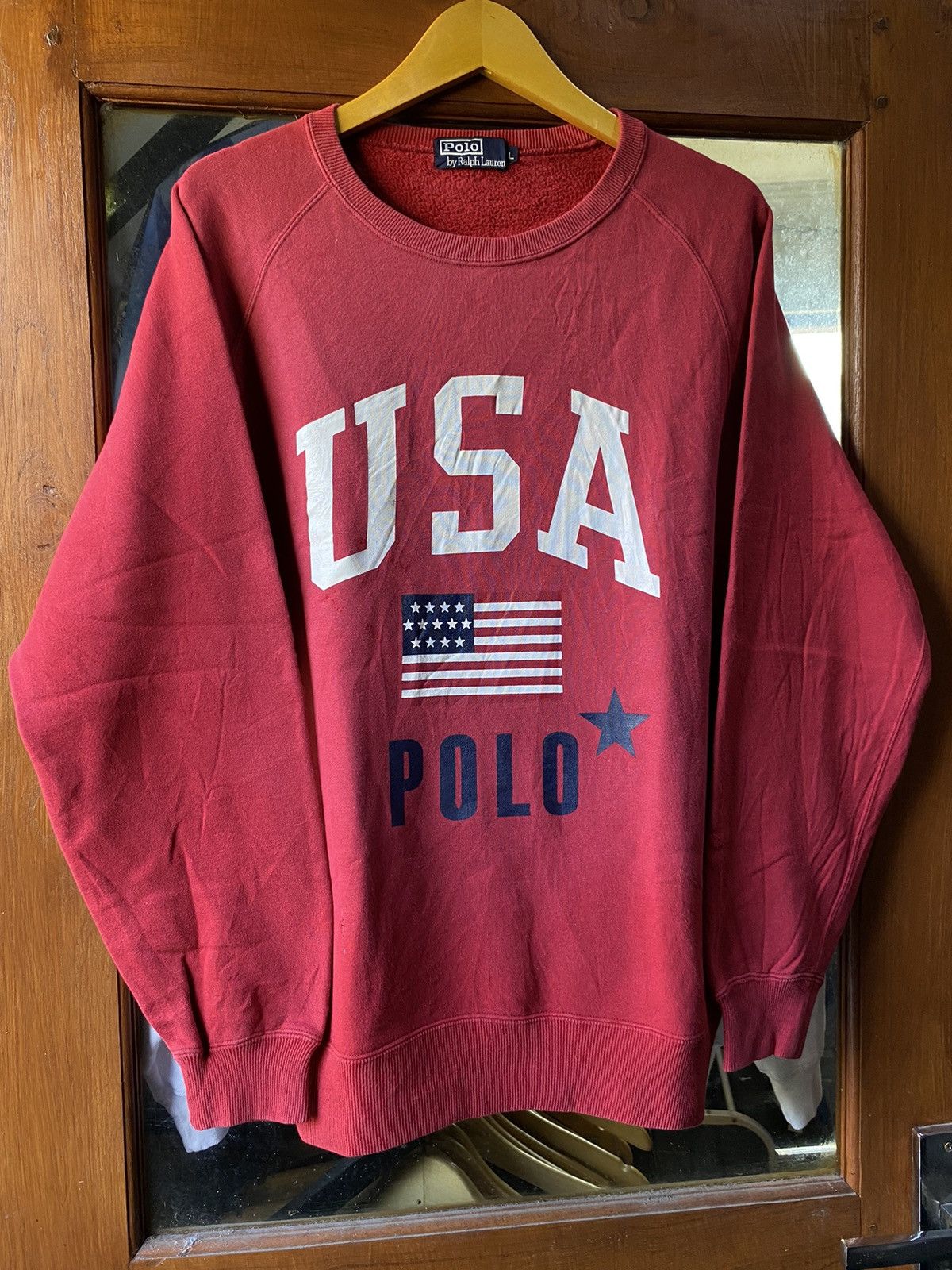 Polo Ralph Lauren × Ralph Lauren Vintage POLO RALPH LAUREN USA Crewneck Size US L / EU 52-54 / 3 - 1 Thumbnail