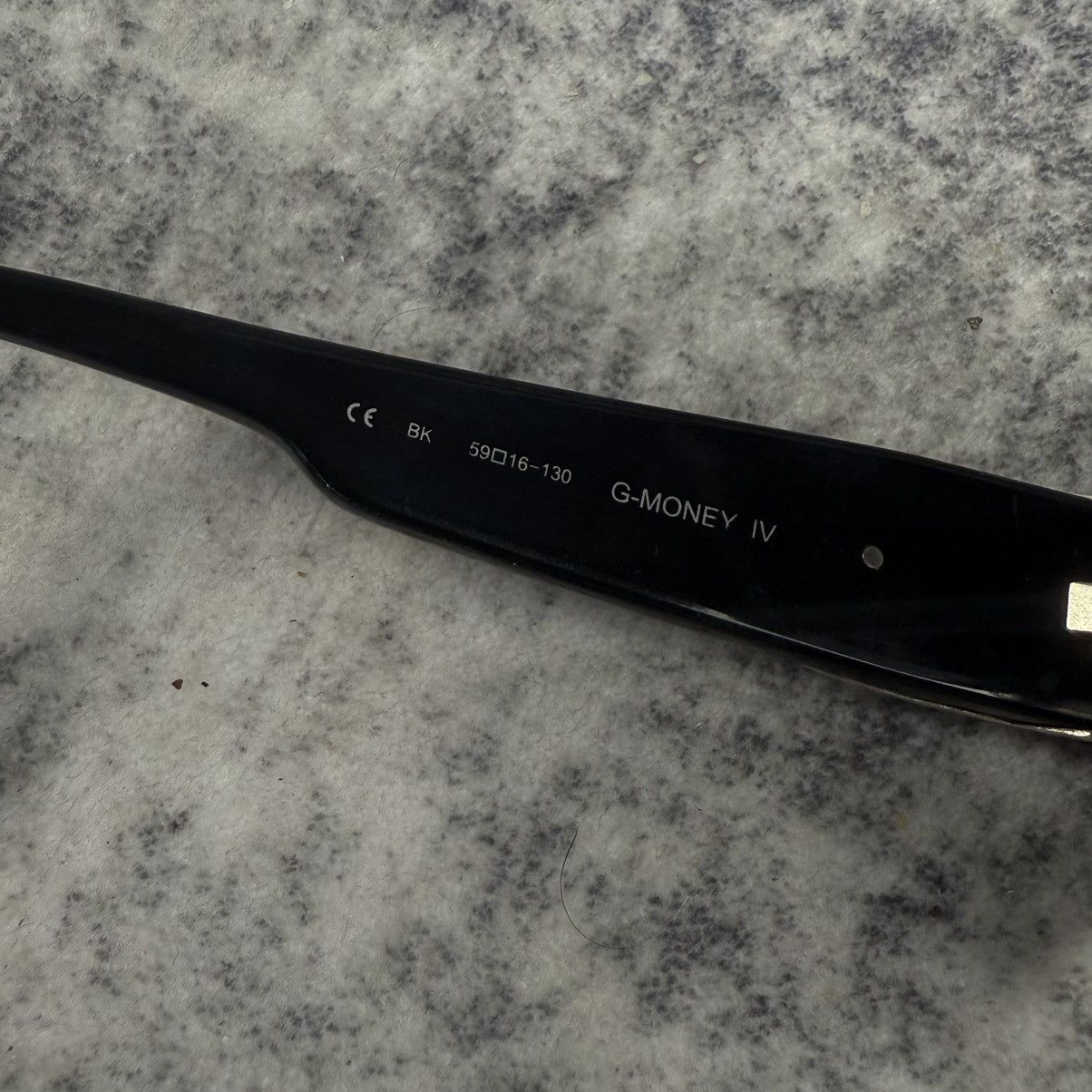 Chrome Hearts Chrome Hearts G-MONEY Black Silver Cross Shield Sunglasses Size ONE SIZE - 9 Thumbnail