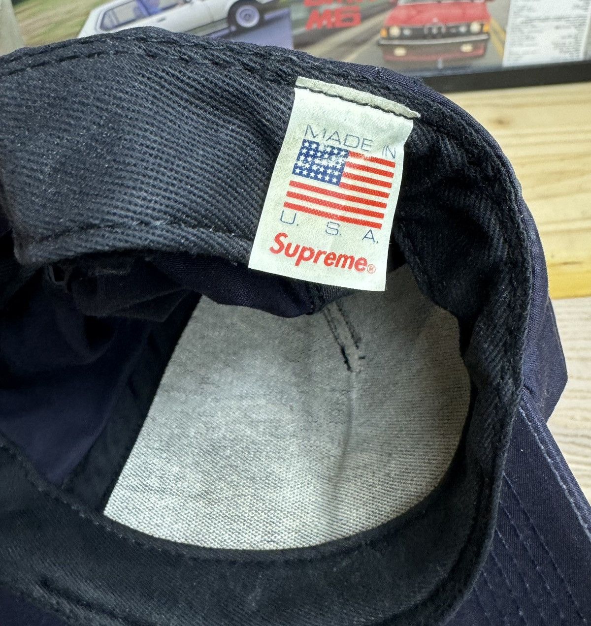 Supreme Supreme 2013 Bling Box Logo Starter Navy Snapback Size ONE SIZE - 8 Thumbnail