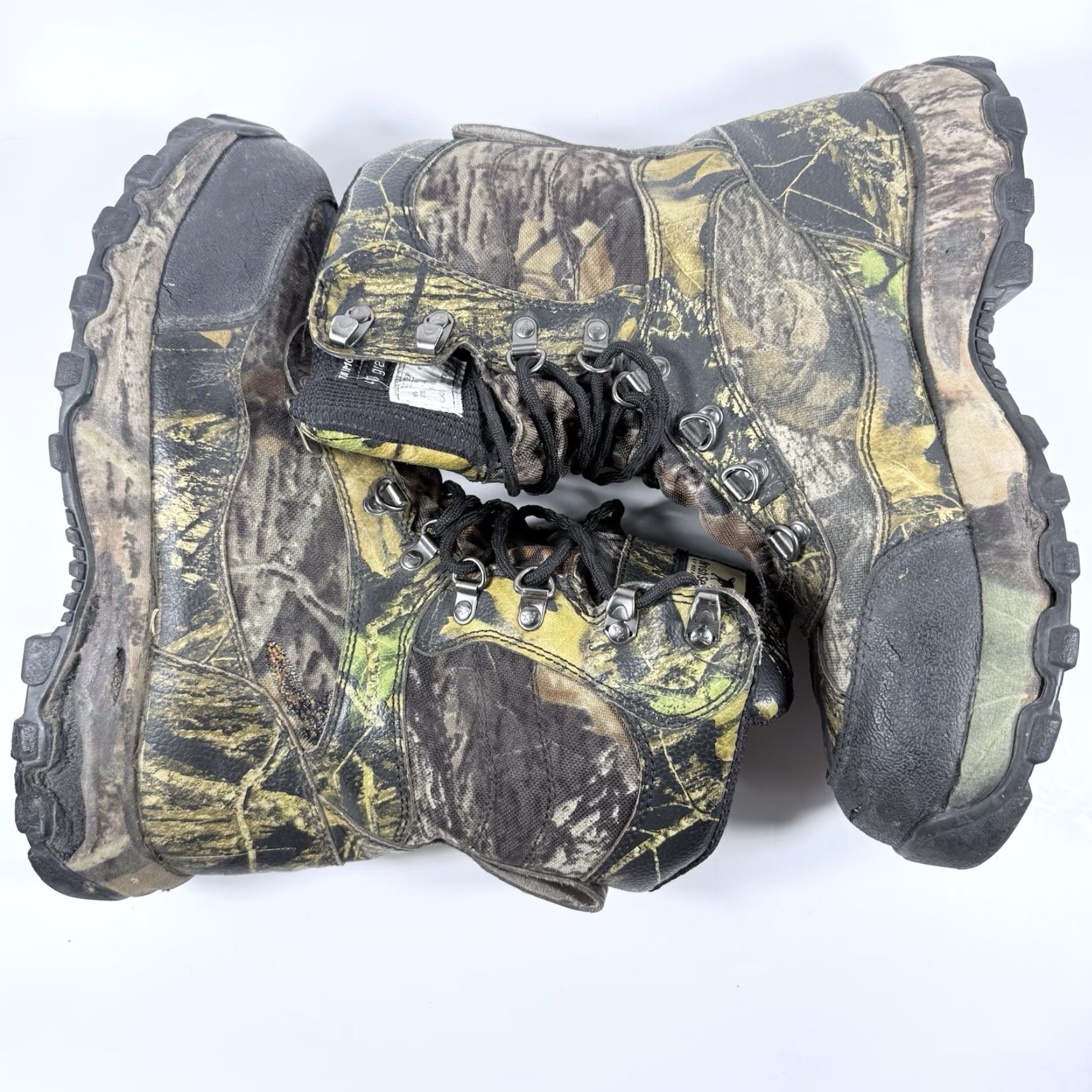 Vintage Irish Setter Boots Men Hunting Waterproof 9D Camouflage Thermolite 600 Gram Green Leather Boots 3237102 Size US 9 / EU 42 - 6 Thumbnail
