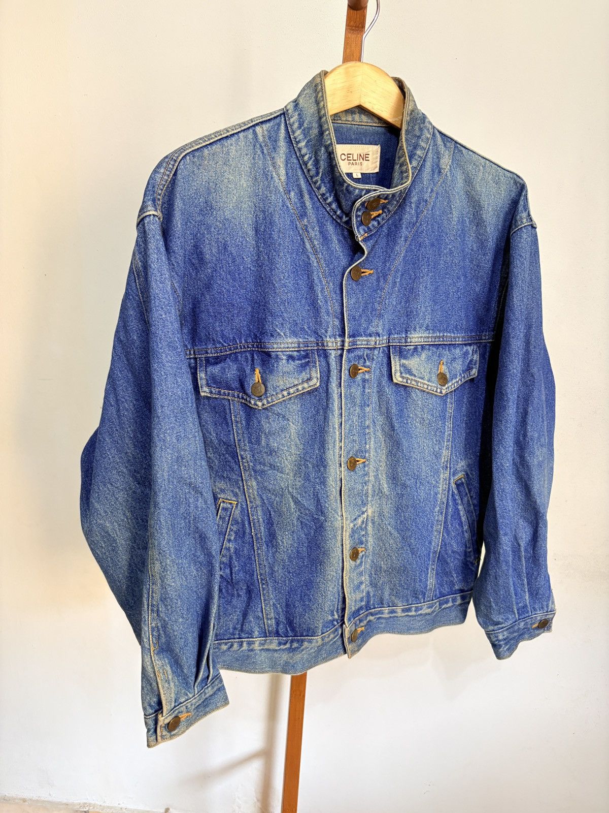 Celine Vintage Celine Denime Jacket Size US L / EU 52-54 / 3 - 3 Thumbnail