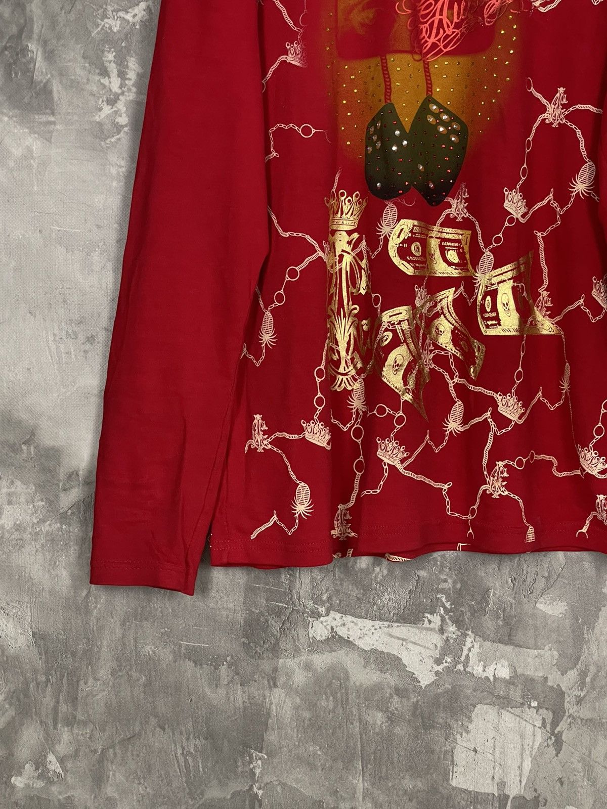 Ed Hardy × Vintage Vintage 00s Christian Audigier Printed Long sleeve T shirt Size XXL / US 16-18 / IT 52-54 - 5 Thumbnail