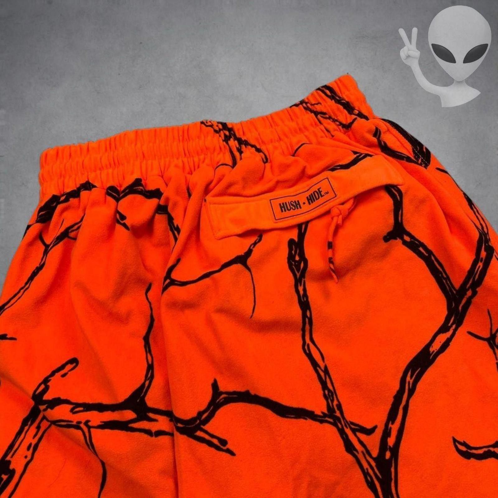 Errolson Hugh Gamehide Hush Hide Pants Large Blaze Orange Camo Hunting Size US 34 / EU 50 - 3 Thumbnail