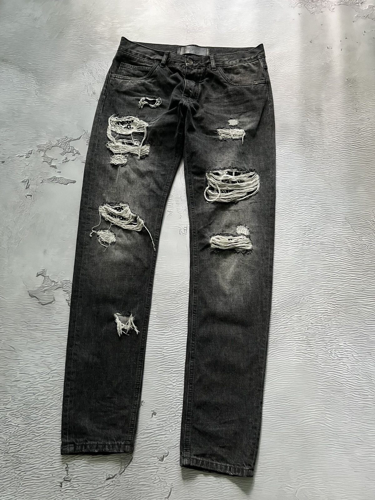 Dolce & Gabbana Dolce & Gabbana Luxury Jeans Denim Streetwear Dark Size US 35 - 2 Thumbnail