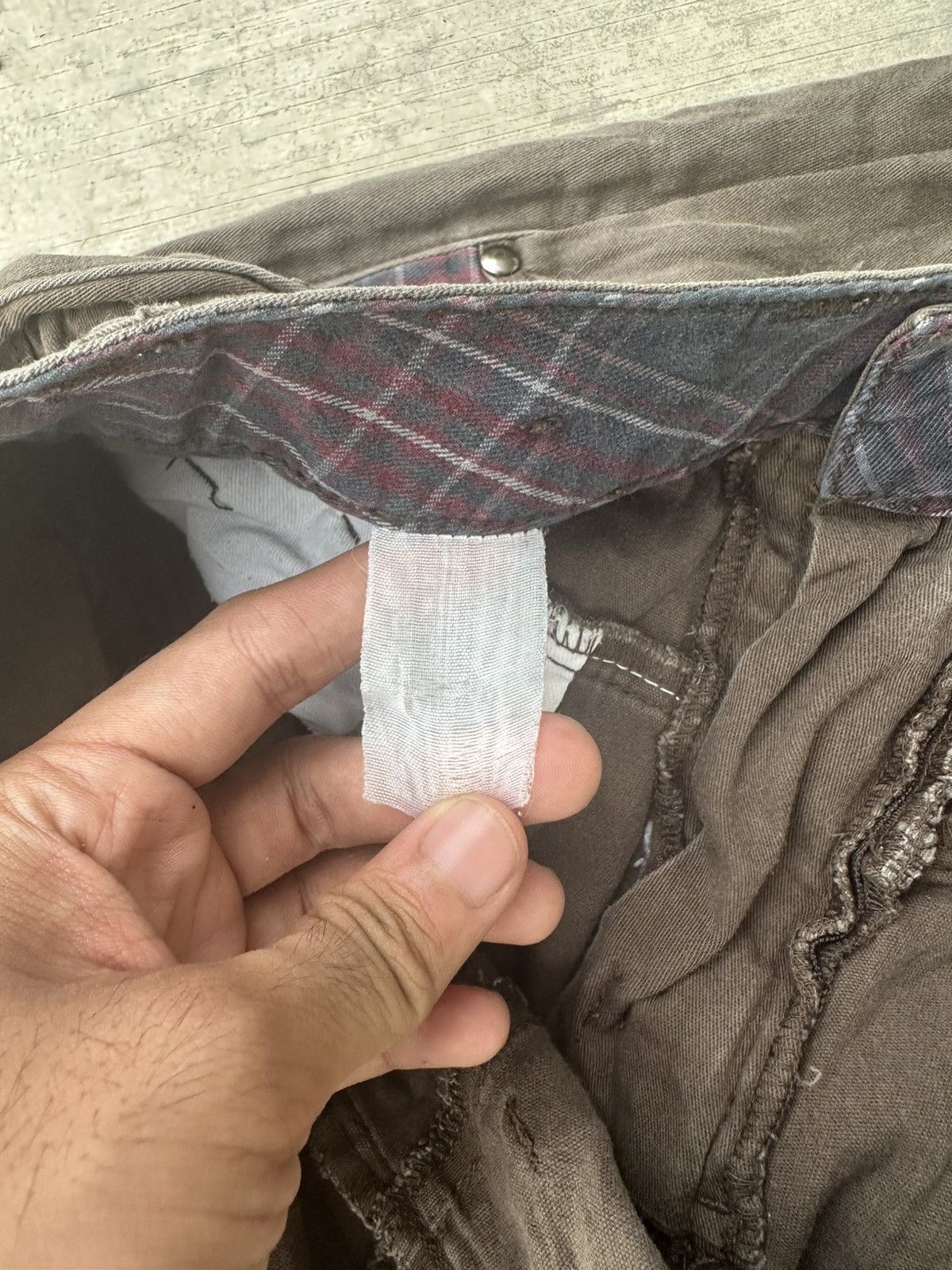 Japanese Brand 2000s wild khakis double waist bondage punk military style Size US 30 / EU 46 - 6 Thumbnail