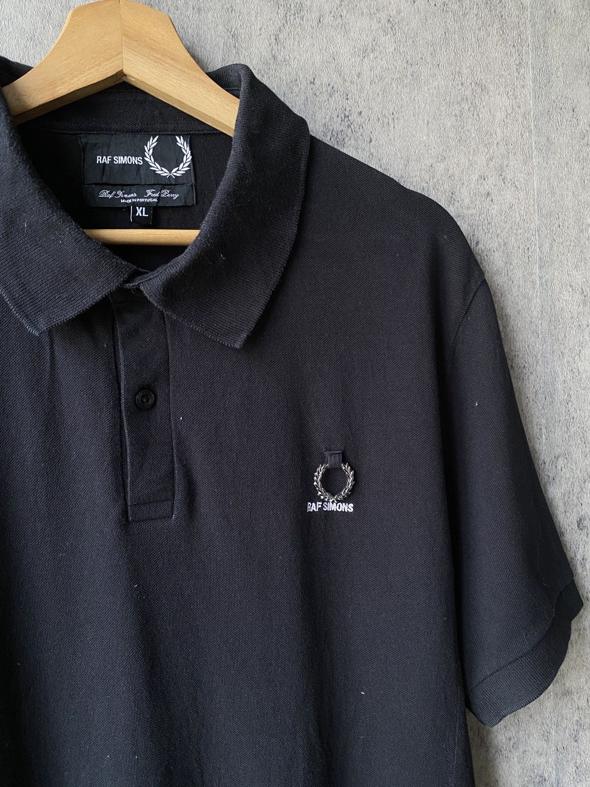 Fred Perry × Raf Simons Raf Simons x Fred Perry Black Polos Tee Size US XL / EU 56 / 4 - 5 Thumbnail