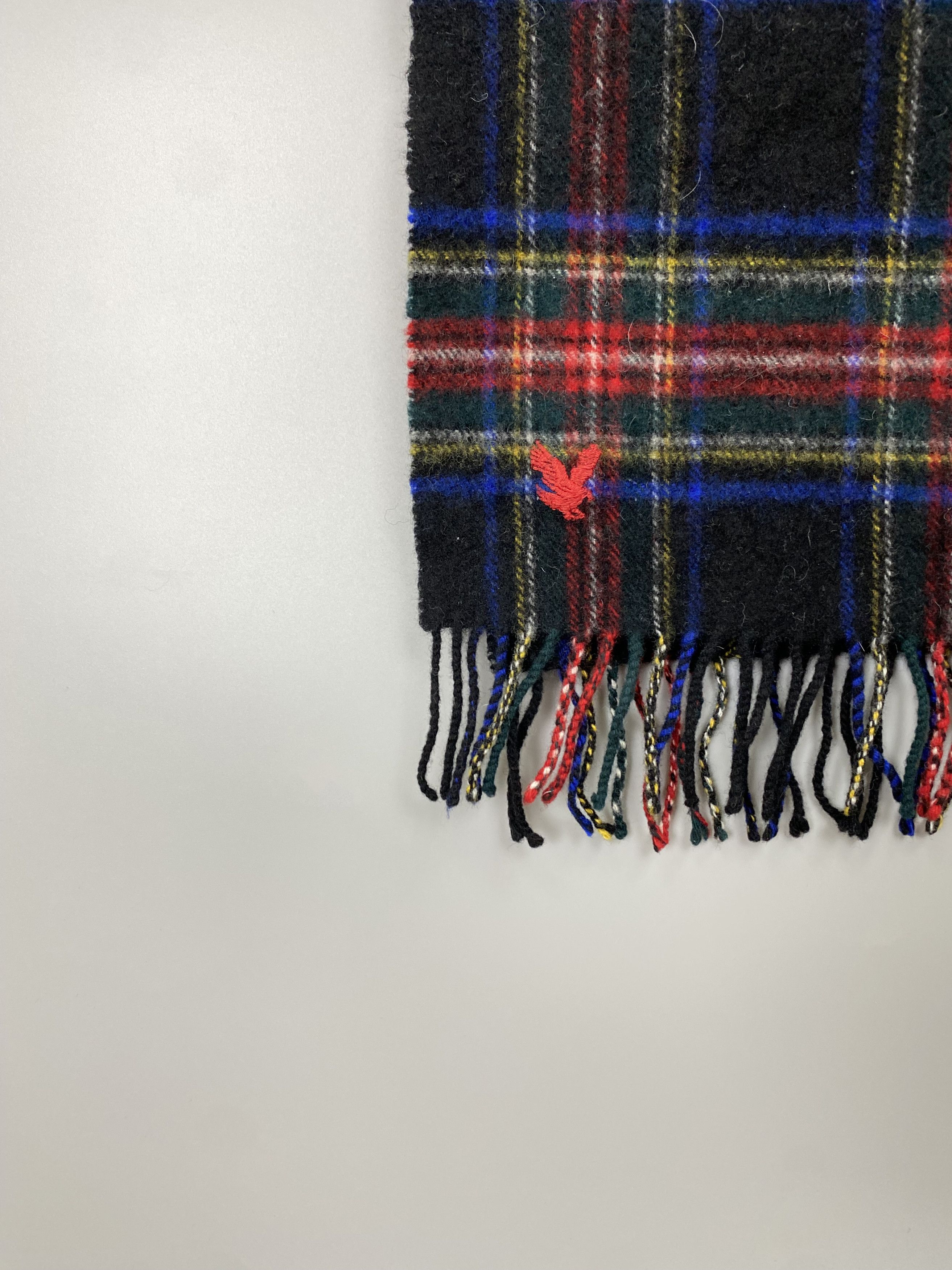 Lyle & Scott Lyle Scott Lambswool Checkered Scarf Size ONE SIZE - 3 Thumbnail