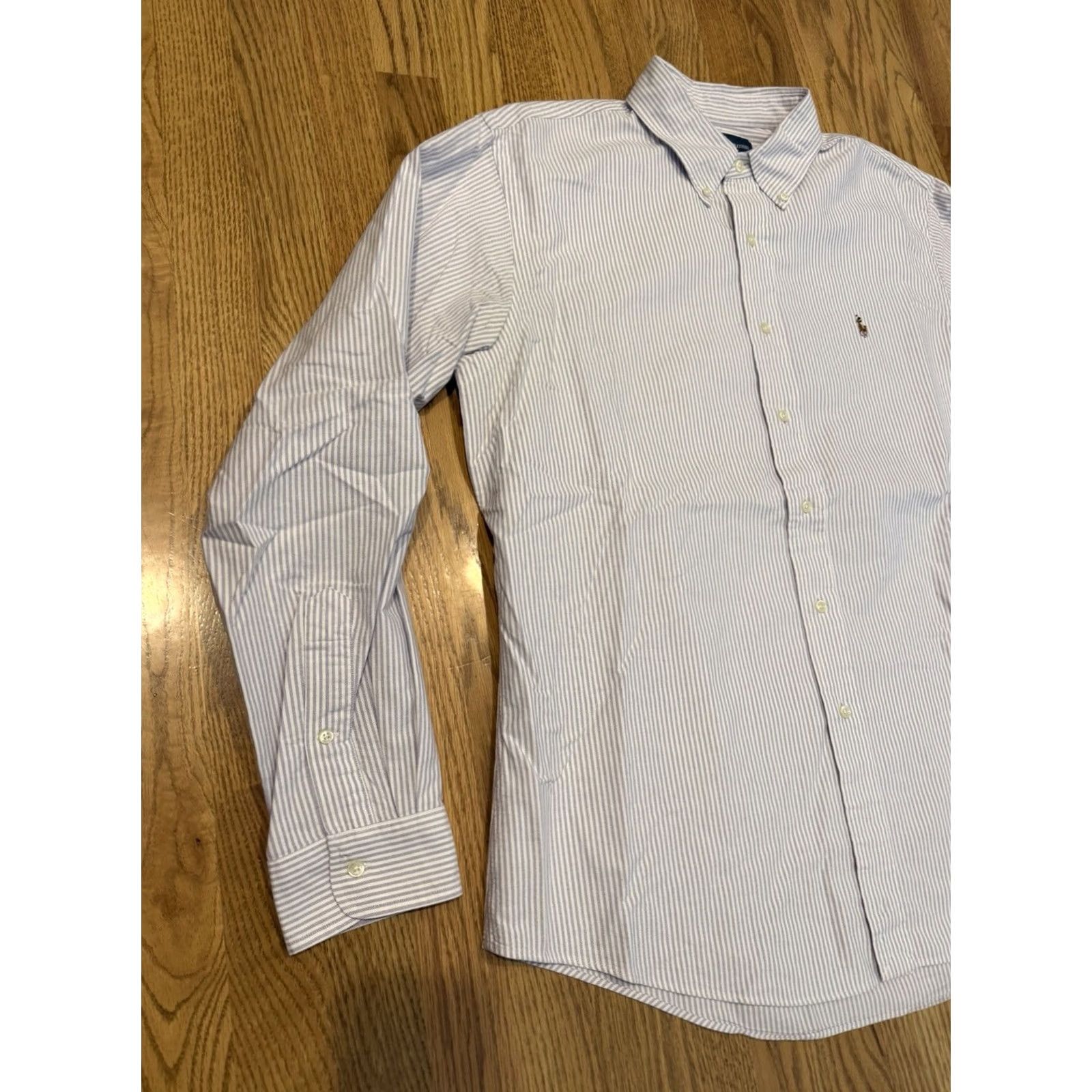 Polo Ralph Lauren VINTAGE Polo Ralph Lauren Oxford Button-Down Shirt Men’s 2XL Stripe Purple Pony OCBD Shirt Size US XXL / EU 58 / 5 - 6 Thumbnail