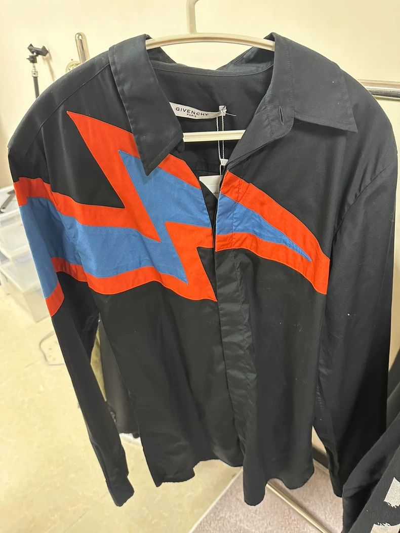Givenchy Givenchy Size38 Men's Black Shirt Size US M / EU 48-50 / 2 - 1 Thumbnail