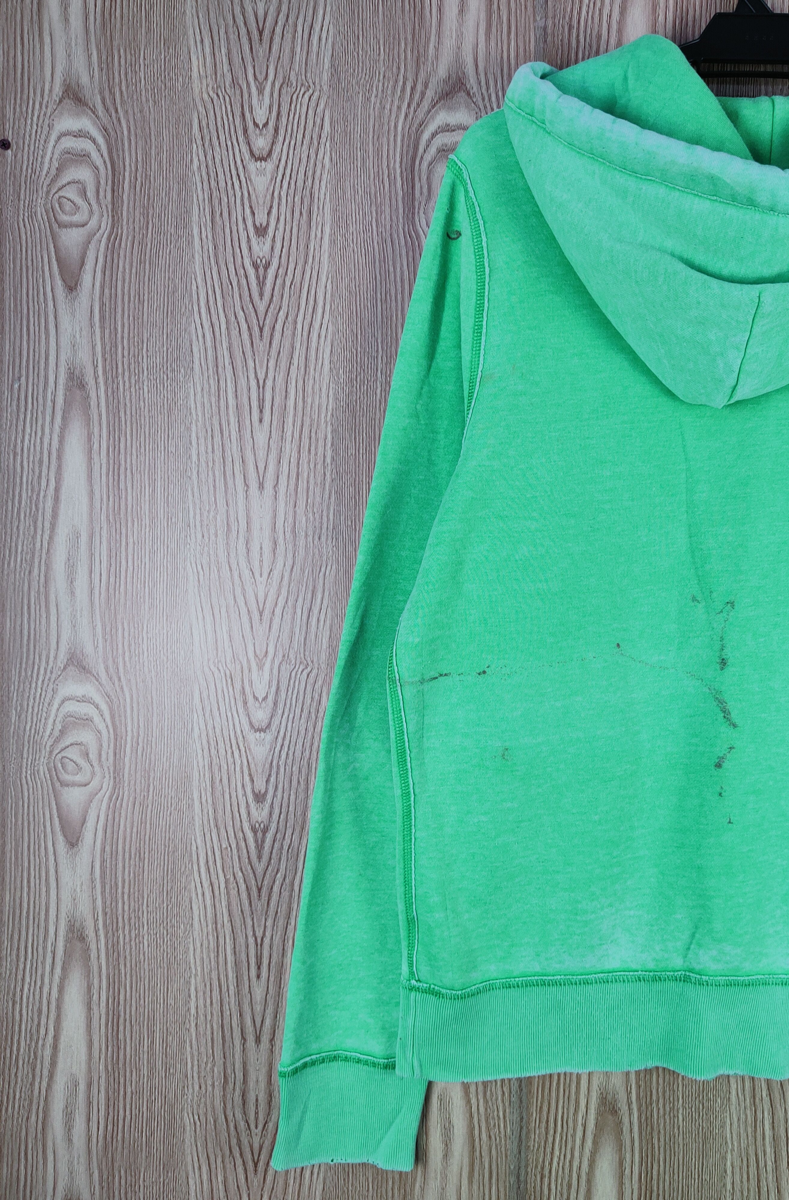 Abercrombie & Fitch × Vintage Abercrombie & Fitch Light Green Vintage Hoodie Sweatshirts Size US XXL / EU 58 / 5 - 9 Thumbnail