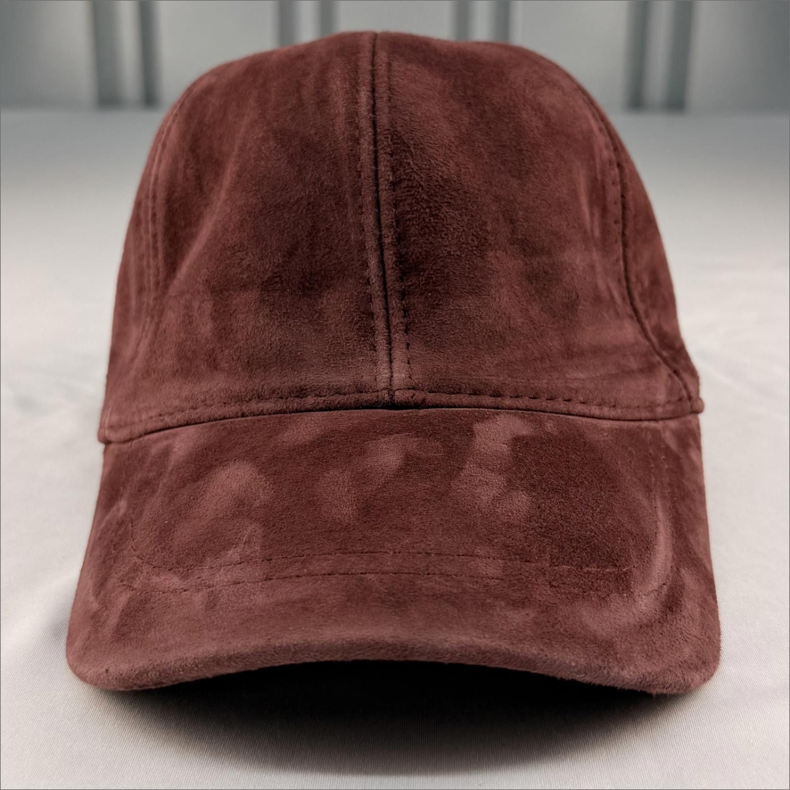 Other NEW Red Suede Baseball Cap - Premium Hat 068 Size ONE SIZE - 1 Thumbnail