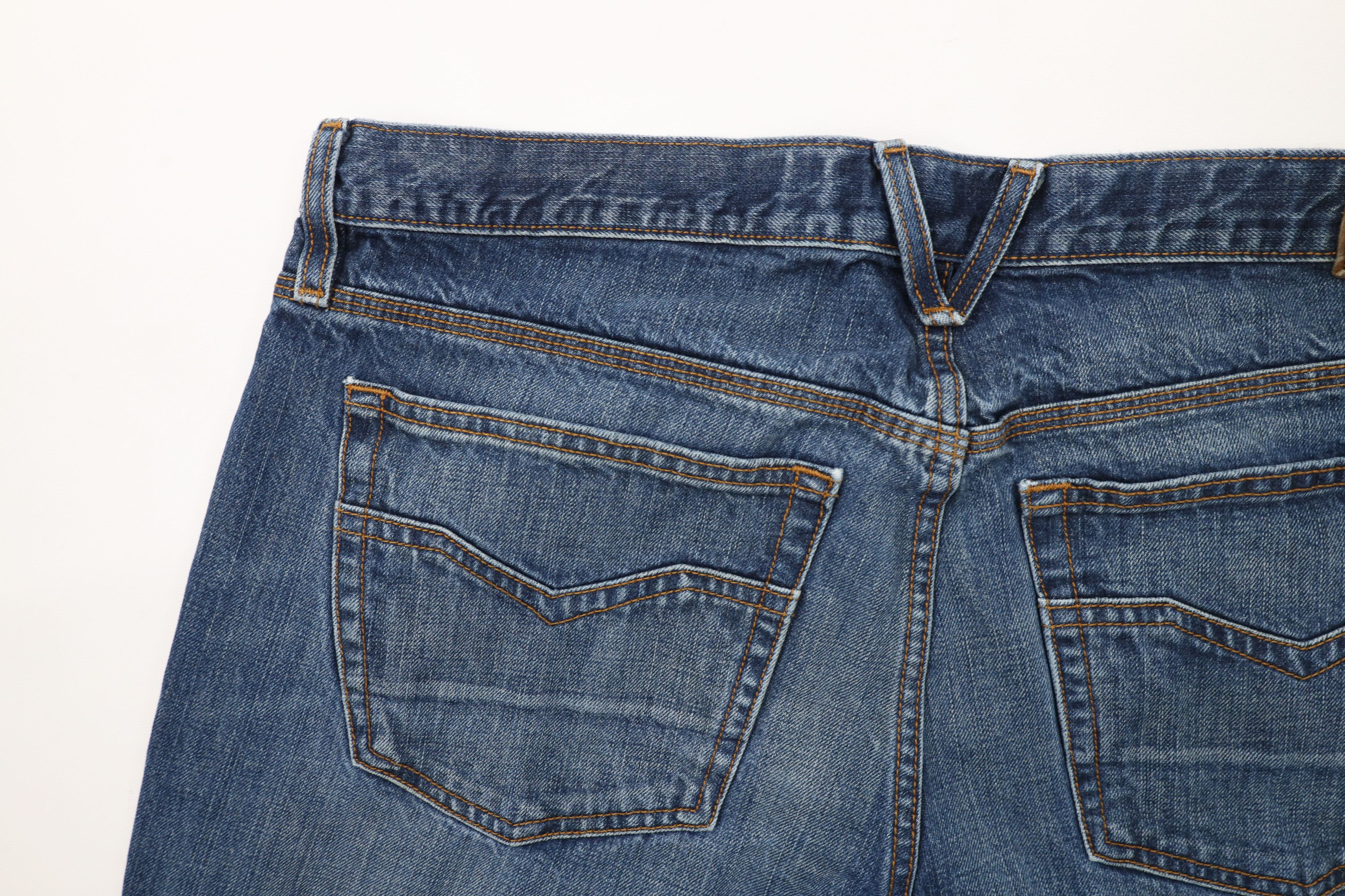 Harley Davidson × Vintage Vintage Harley Davidson Spell Motorcycle Denim Jeans Blue Size US 38 / EU 54 - 14 Thumbnail