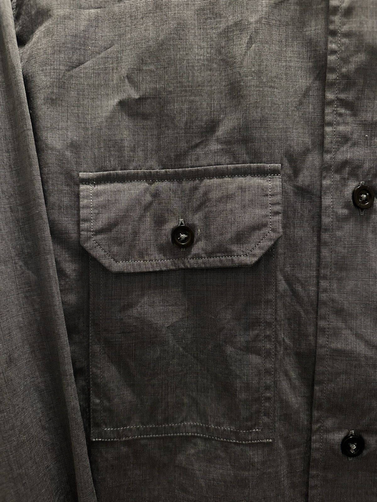 Margaret Howell Odd Pocket Shirt - End on End Cotton - Blue Size US S / EU 44-46 / 1 - 2 Thumbnail