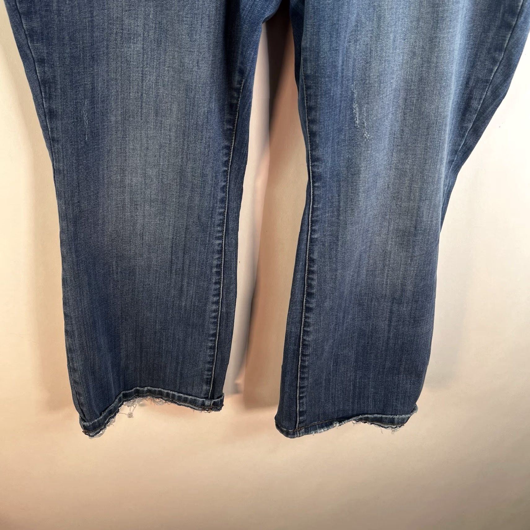 Vintage VINTAGE Judy Blue Slim Straight Denim Jeans Womens 16 Plus Blue High Rise Stretch Size 38" / US 16 / IT 52 - 4 Thumbnail