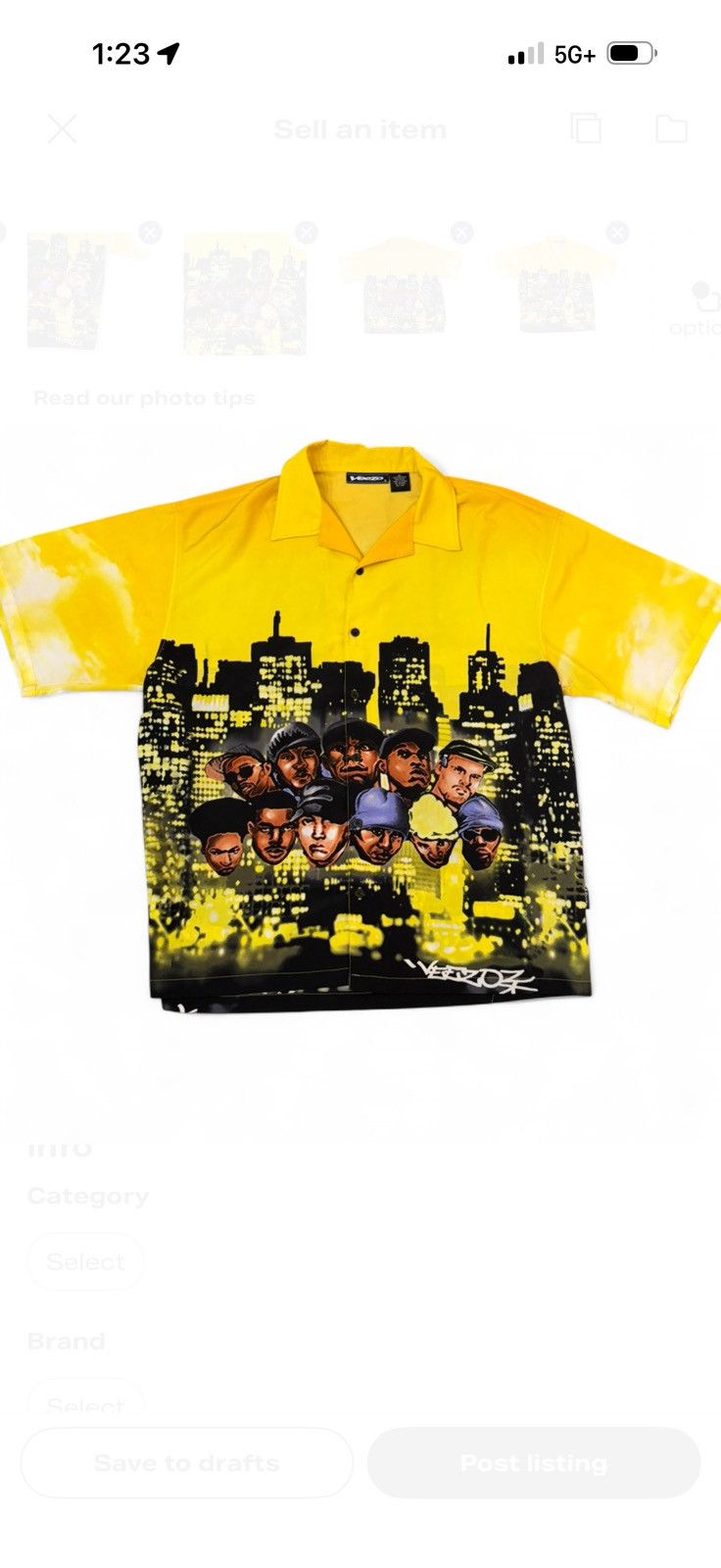 Other Veezo Y2K Hip-Hop City Graphic Button-Up (1999–2002) Size US XL / EU 56 / 4 - 1 Thumbnail