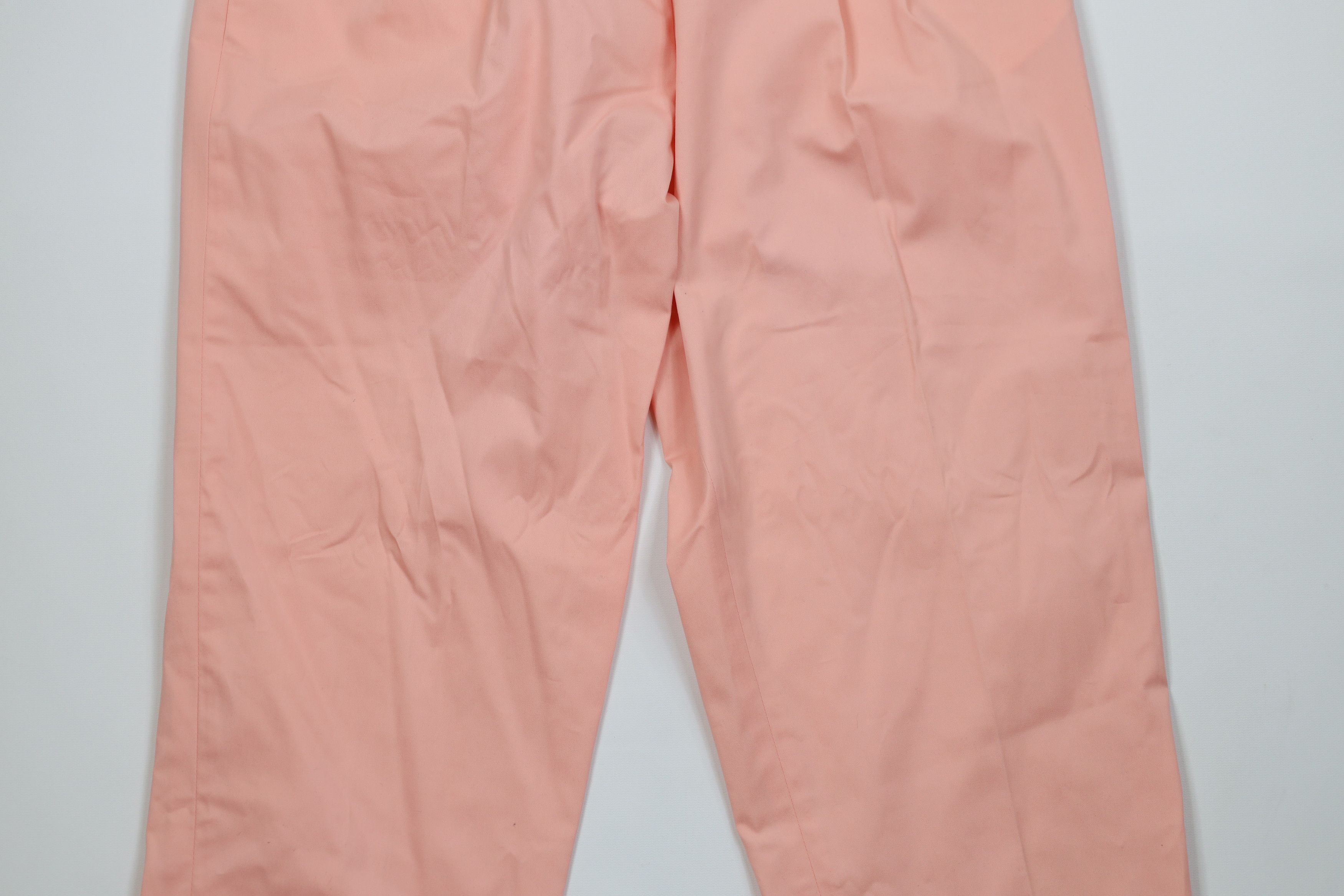 Izod Deadstock Vintage 80s 90s Izod Tennis Golf Chino Pants Pink Size 36" / US 14 / IT 50 - 3 Thumbnail
