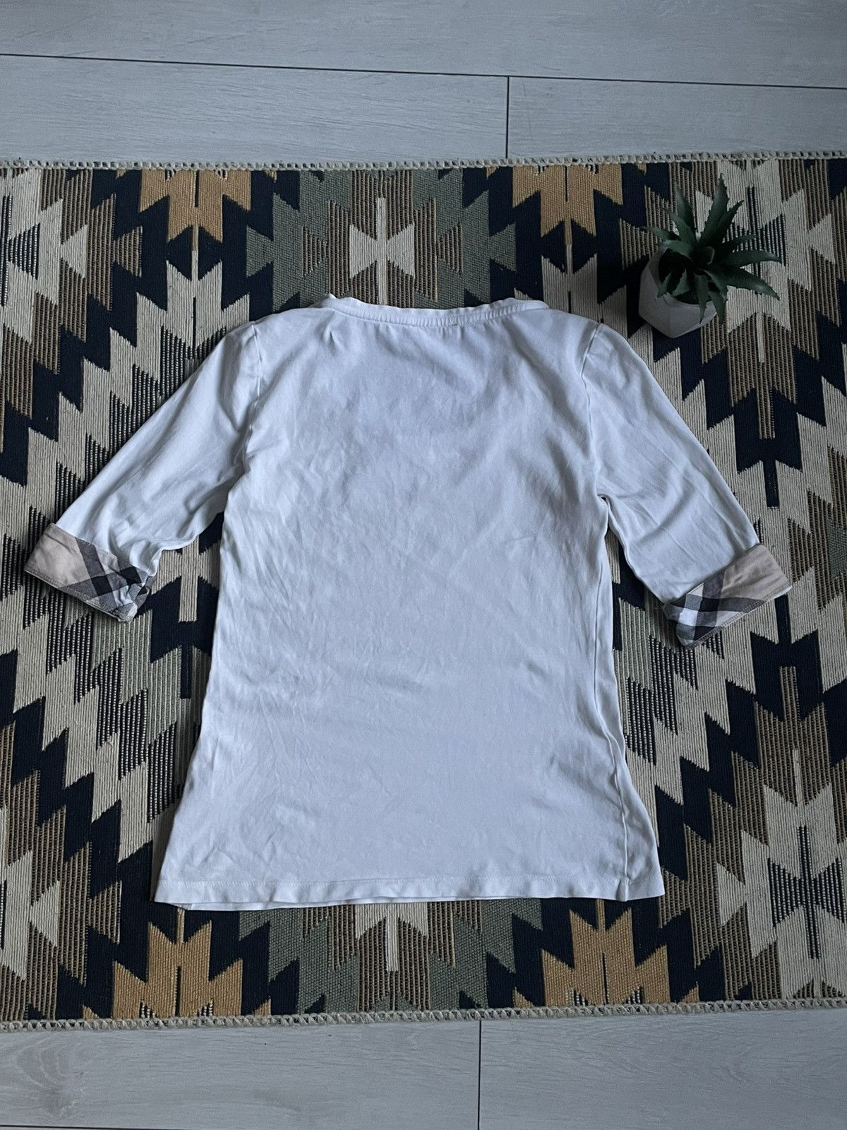 Burberry Burberry Brit Nova Check T-shirt Size XS / US 0-2 / IT 36-38 - 6 Thumbnail