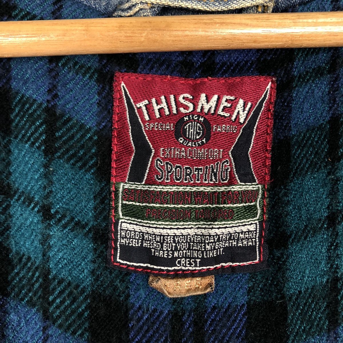 Hai Sporting Gear 🔥Vtg Denim Jacket Blanket Lining This Man Sporting Japan Size US M / EU 48-50 / 2 - 15 Thumbnail