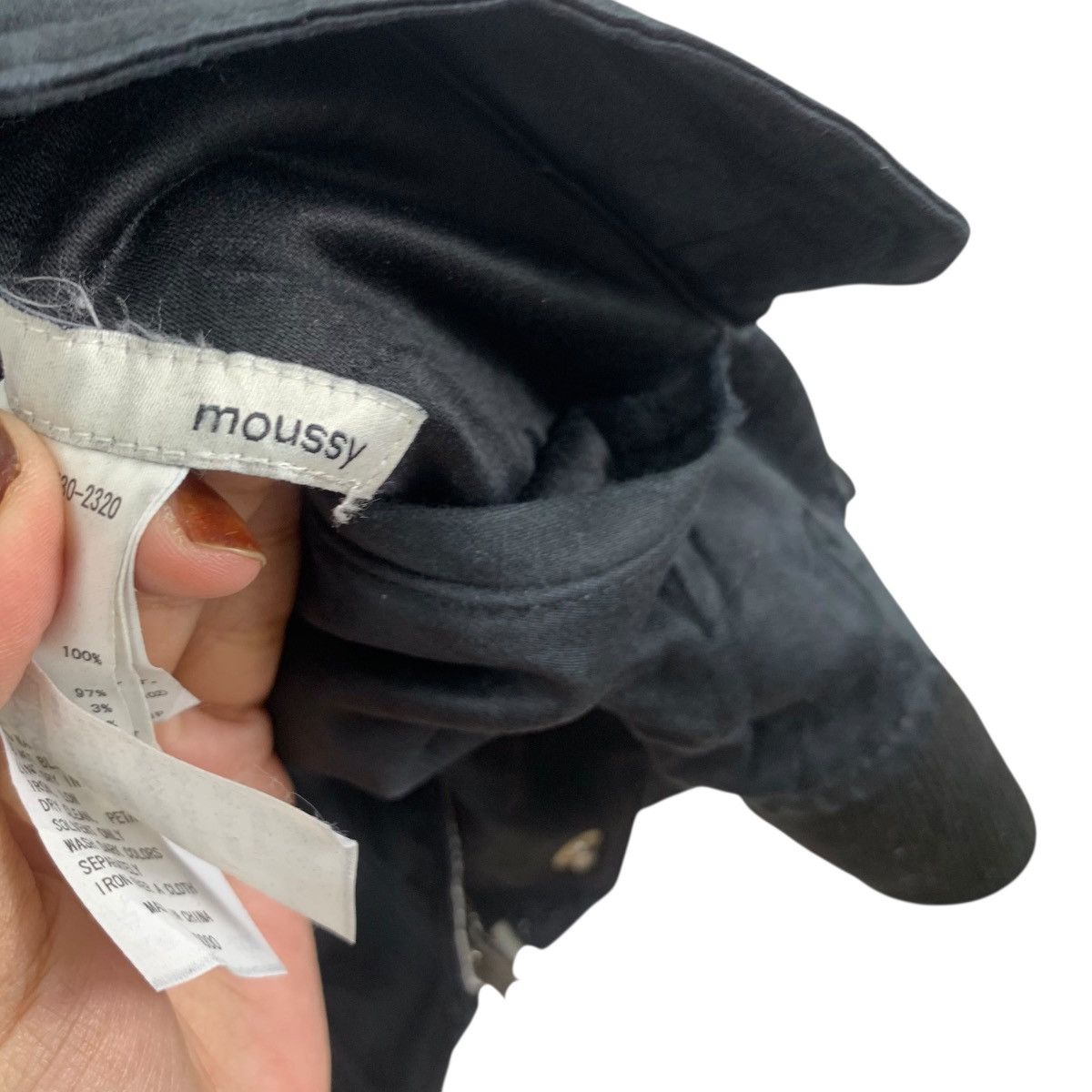 MOUSSY MOUSSY JAPAN MA-1 Denim Jeans Bomber Jacket Windbreaker Size S / US 4 / IT 40 - 9 Thumbnail