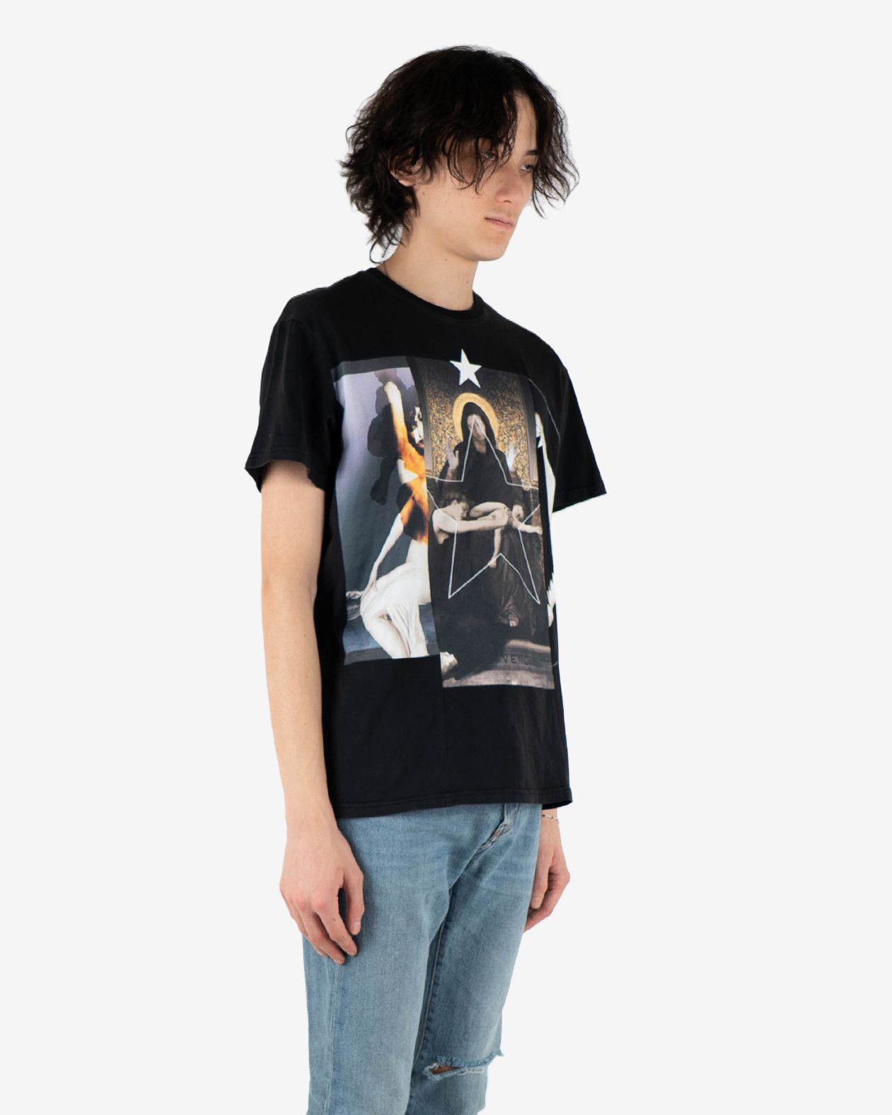 Givenchy Black Madonna T-shirt Size US L / EU 52-54 / 3 - 5 Thumbnail