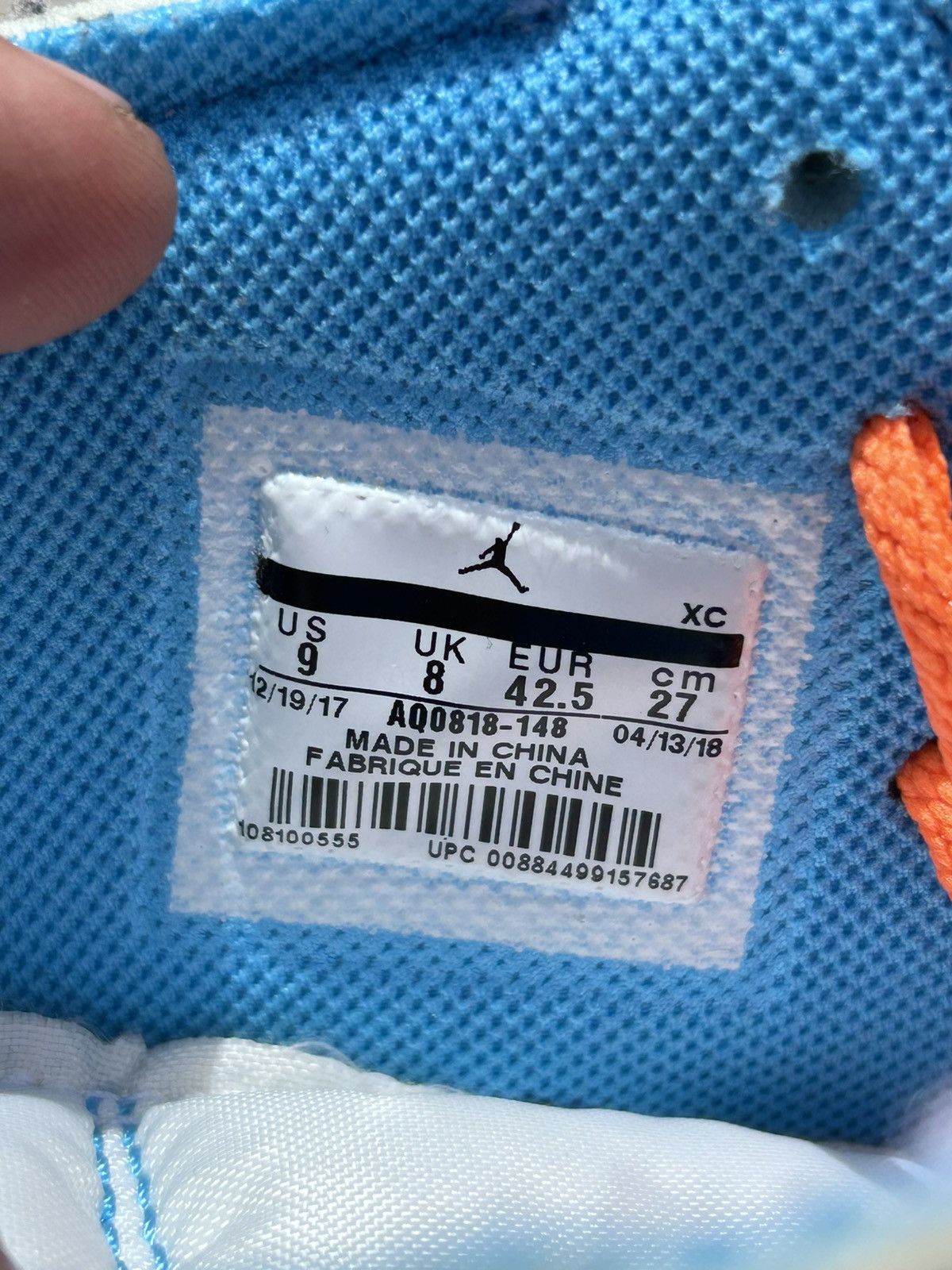 Nike × Off-White OFF WHITE JORDAN 1 UNC Size US 9 / EU 42 - 8 Thumbnail