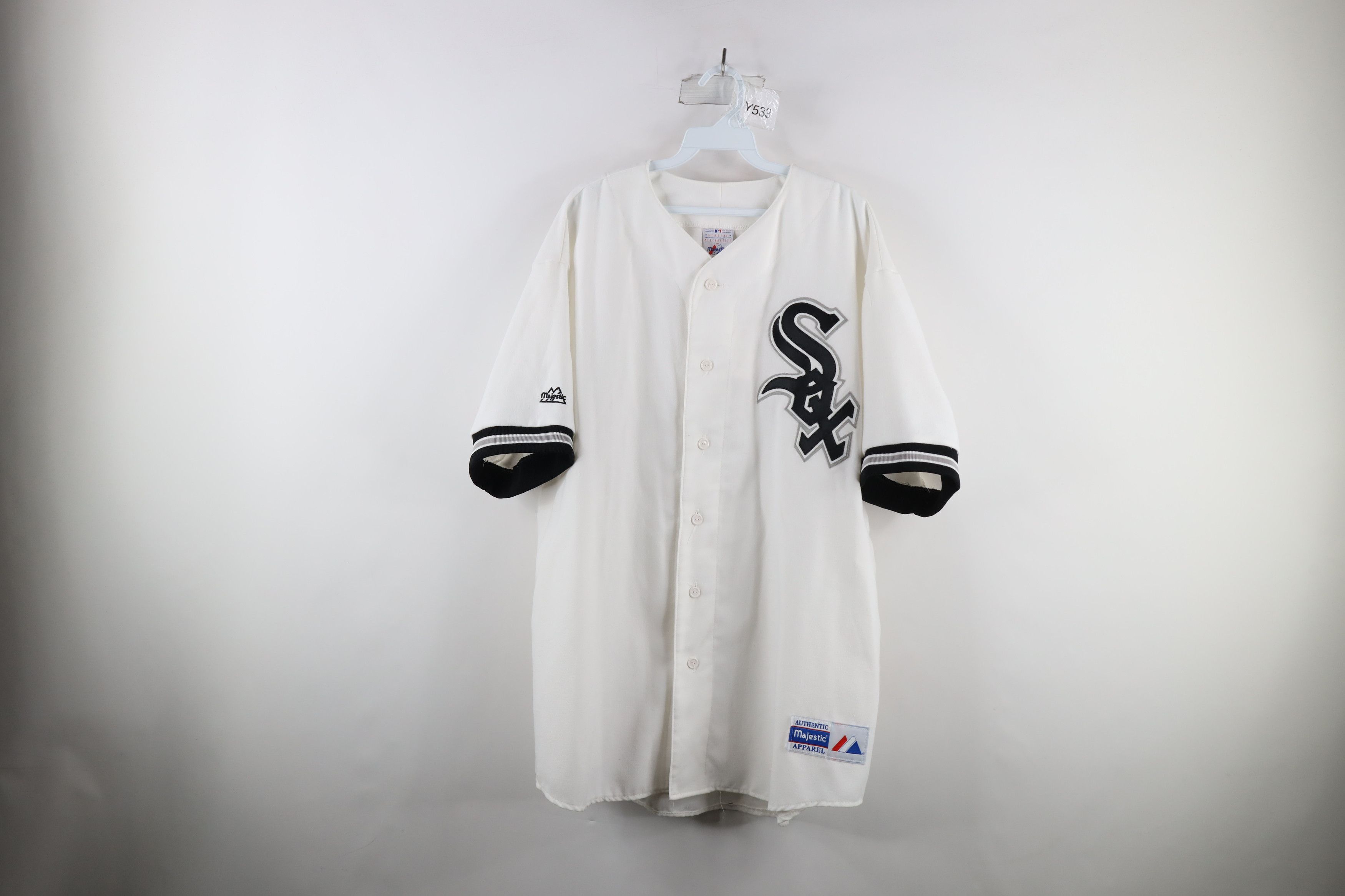 Starter large White Sox jersey men online cotton striped MLB vintage 90s