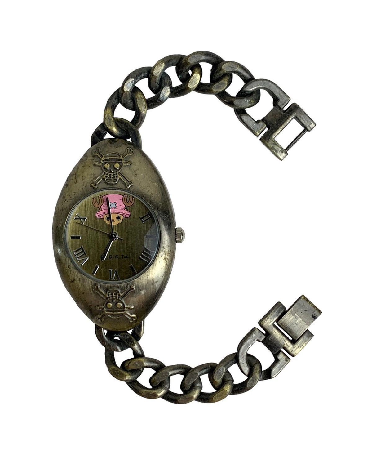 image of One Piece Choper Chain Watch in Copper, Men's