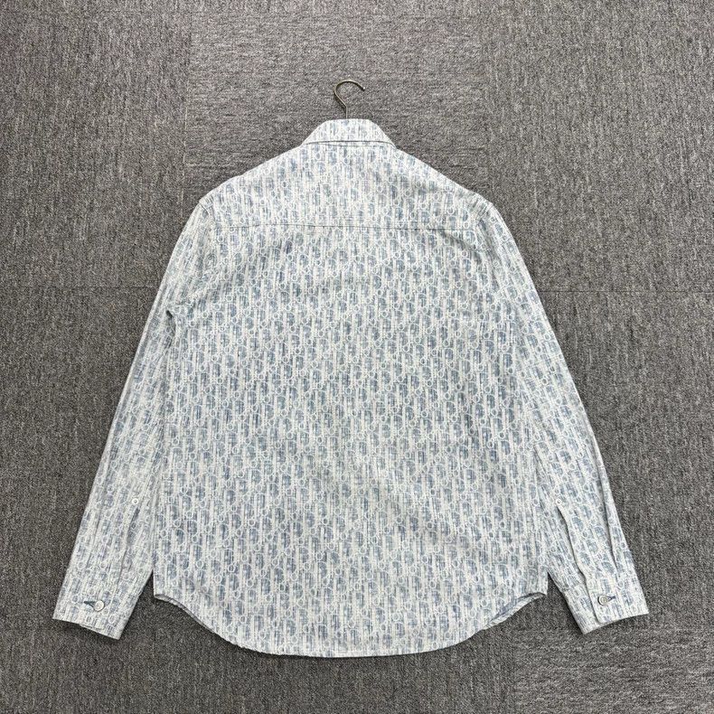 Dior Dior Logo Print Long Sleeve Shirt-2506 Size US M / EU 48-50 / 2 - 2 Thumbnail