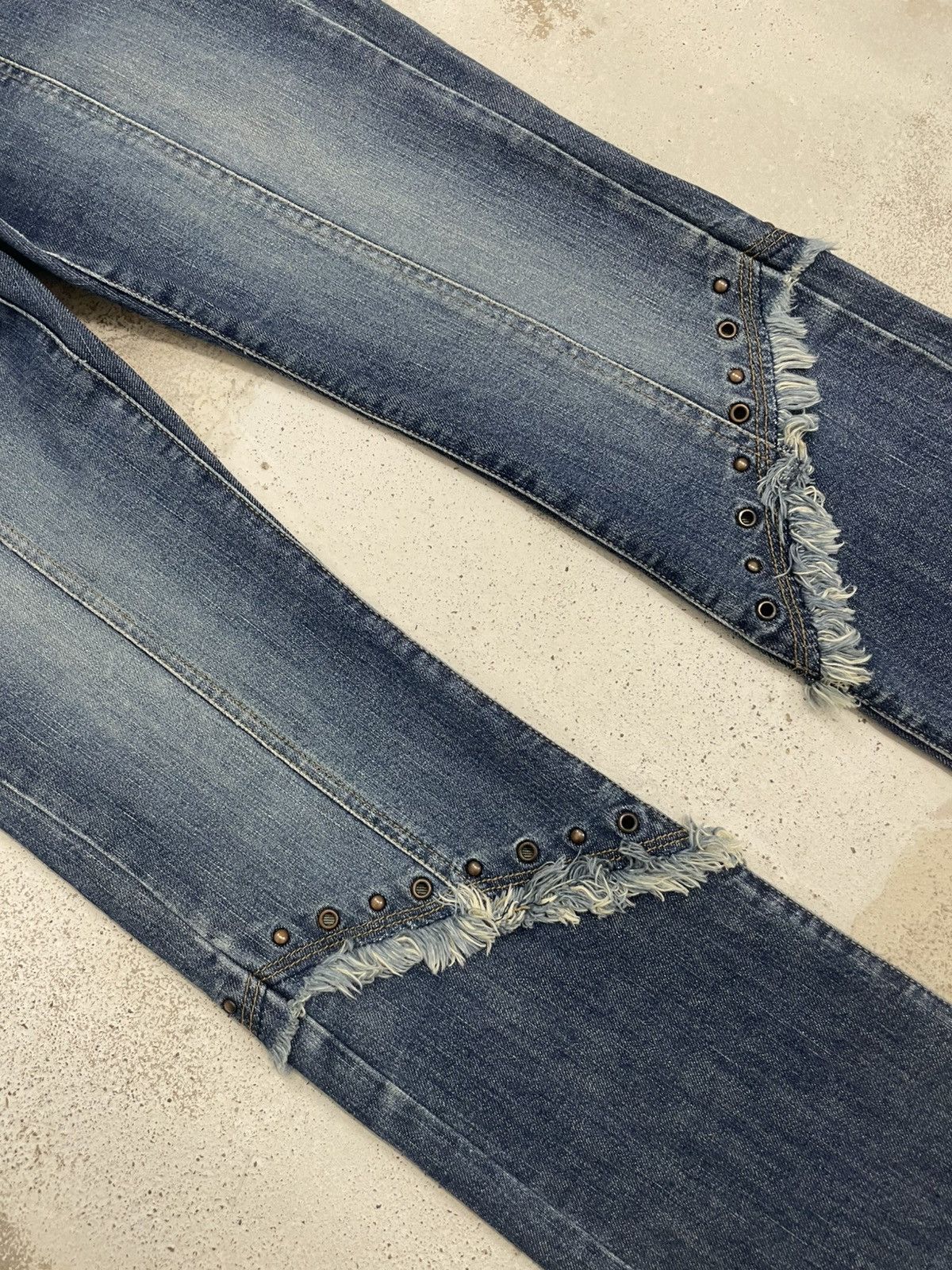 Hysteric Glamour Elle Planette Flare Stud Thread Asymmetrical Cut Design Size 26" / US 2 / IT 38 - 5 Thumbnail
