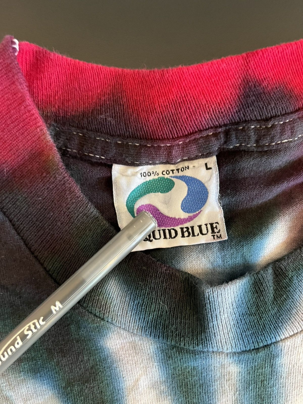 Liquid Blue × Vintage The Rolling Stones liquid blue shirt vintage 90s tie dye Size US L / EU 52-54 / 3 - 3 Thumbnail