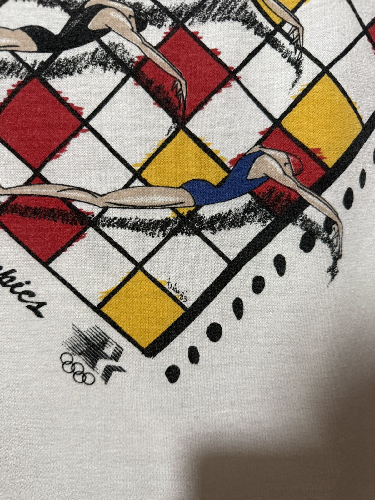 Levi's Vintage Very Rare Levi’s 1984 Olympics Games Retro T-shirt Size US M / EU 48-50 / 2 - 5 Thumbnail