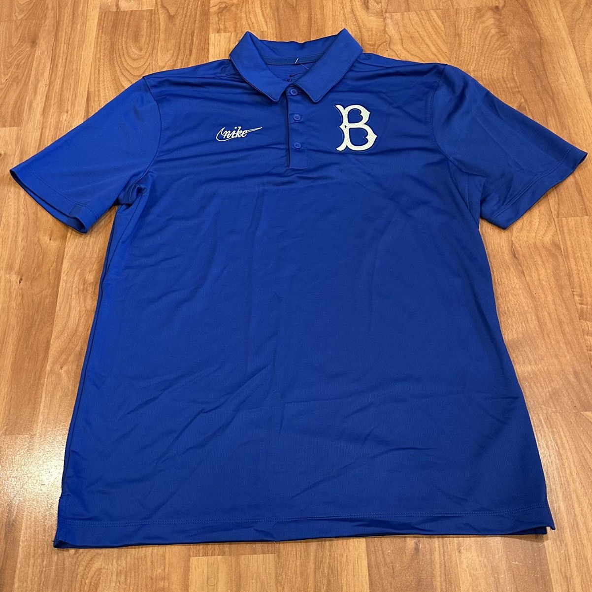 Nike, Shirts, Brand New Brooklyn Dodgers Nike Cooperstown Collection Polo